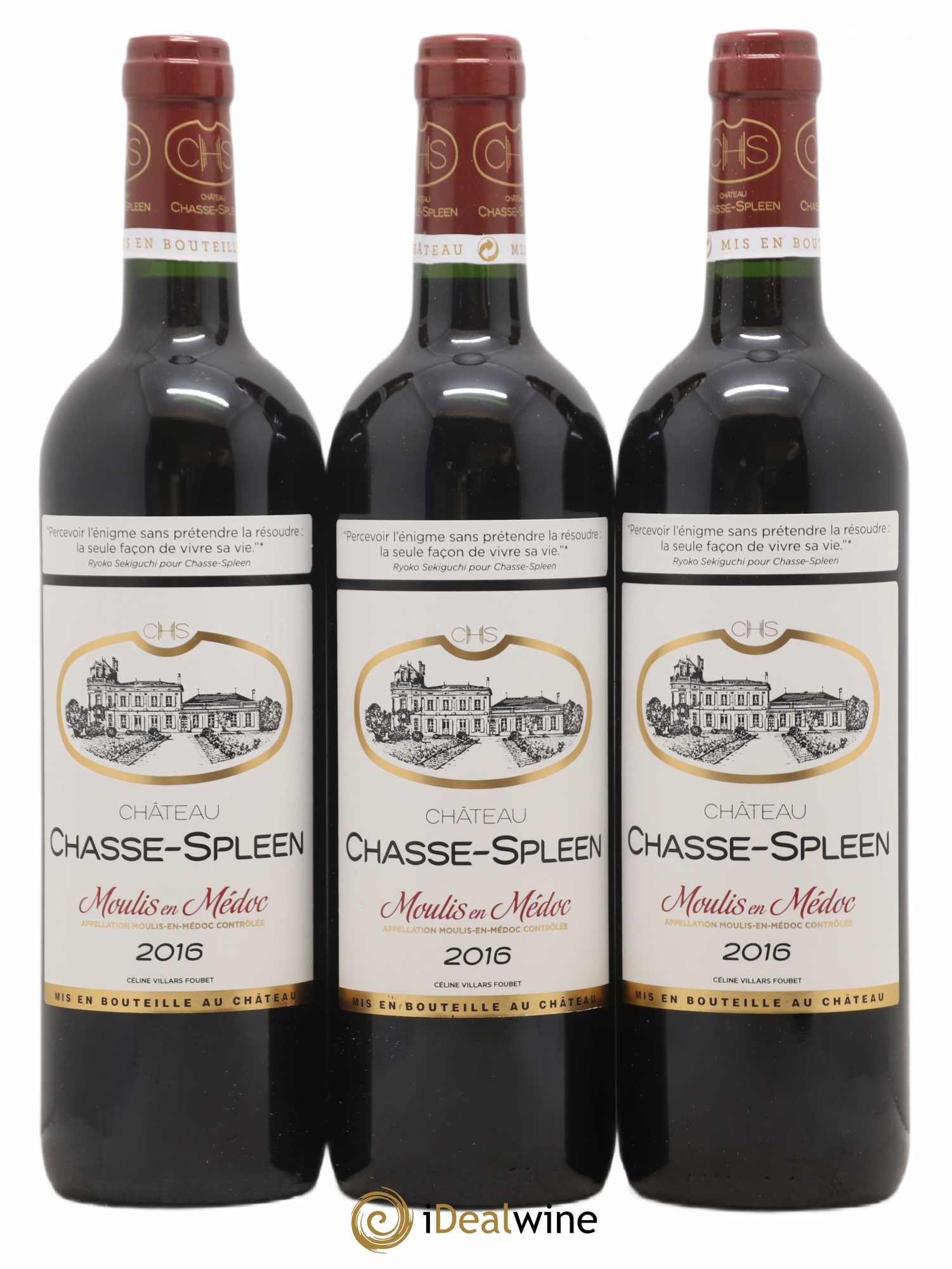 Château Chasse Spleen 2016 - Lot de 12 bouteilles - 2