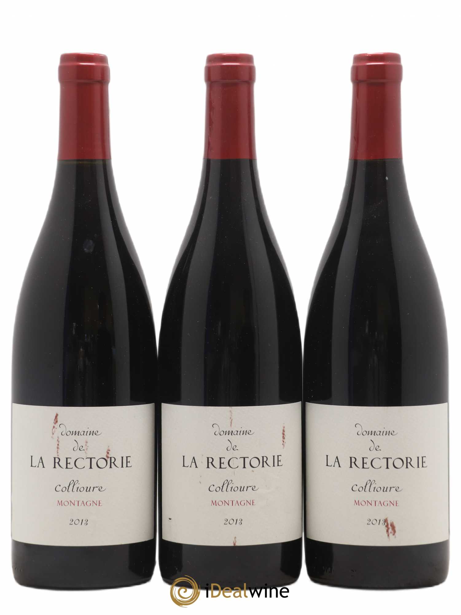Collioure La Rectorie (Domaine de) Montagne Thierry et Jean Emmanuel Parcé 2013 - Lot de 3 bouteilles - 0