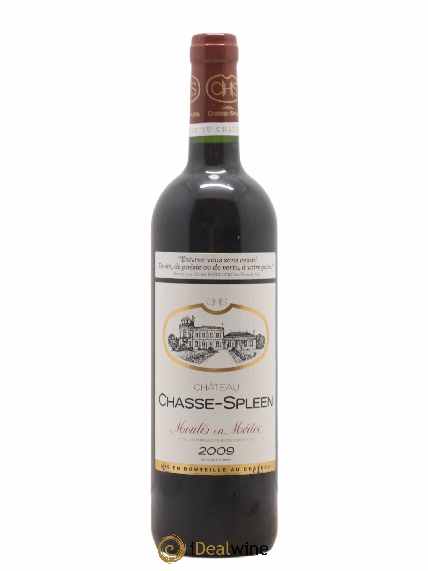 Château Chasse Spleen 2009 - Lot de 1 bouteille - 0