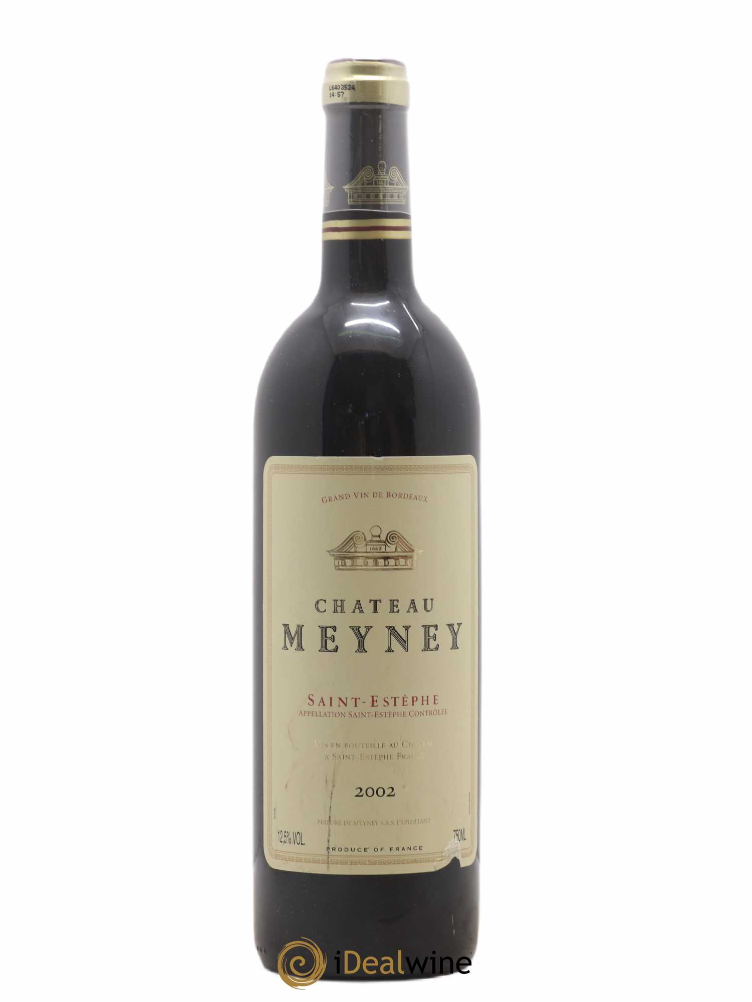Château Meyney 2002 - Lot de 1 bouteille - 0
