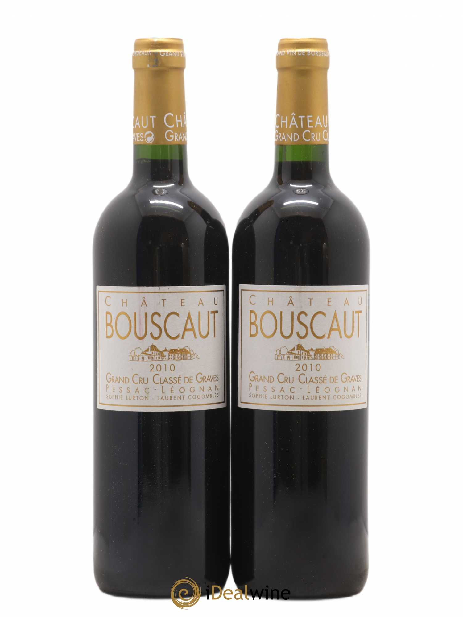 Château Bouscaut Cru Classé de Graves 2010 - Lot de 2 bouteilles - 0