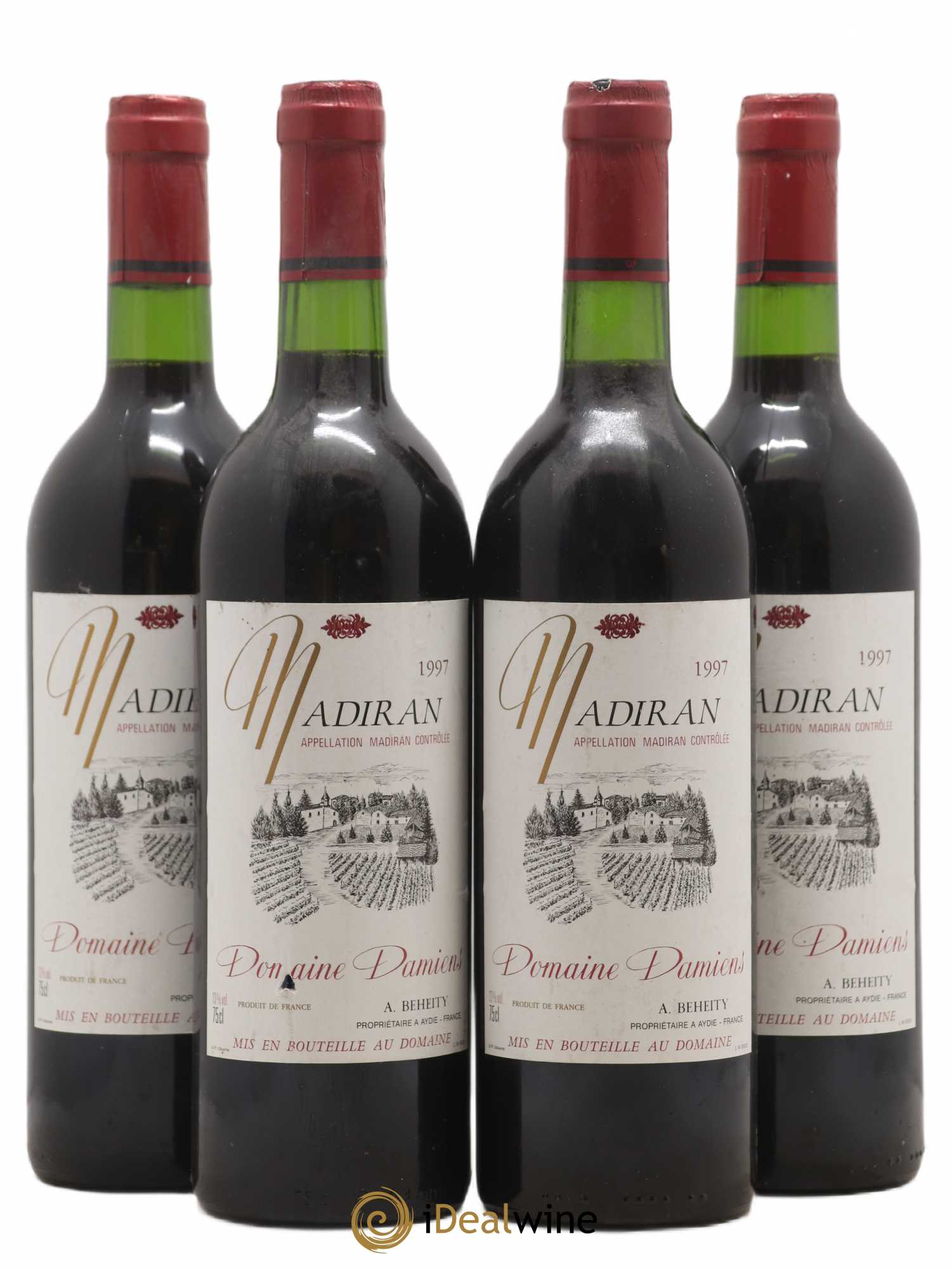 Madiran Domaine Damiens (sans prix de réserve) 1997 - Posten von 4 Flaschen - 0