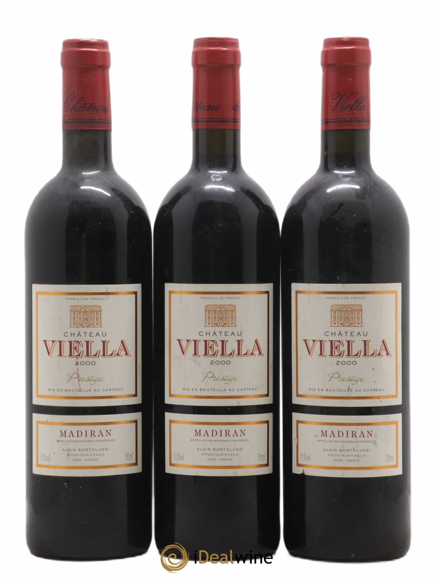 Madiran Château Viella Prestige 2000 - Posten von 3 Flaschen - 0