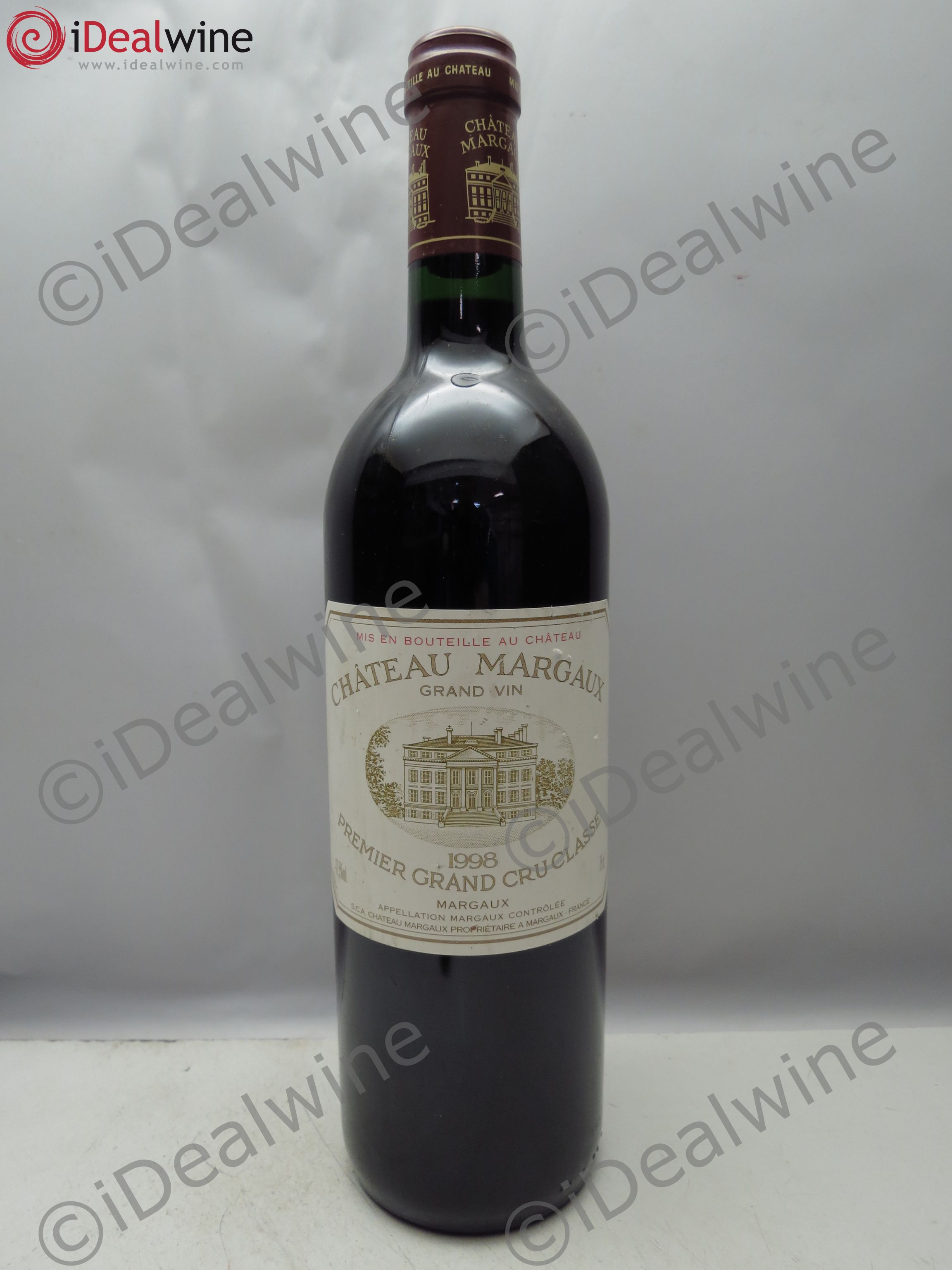 Château Margaux 1er Grand Cru Classé 1998 - Lot de 1 bouteille - 0