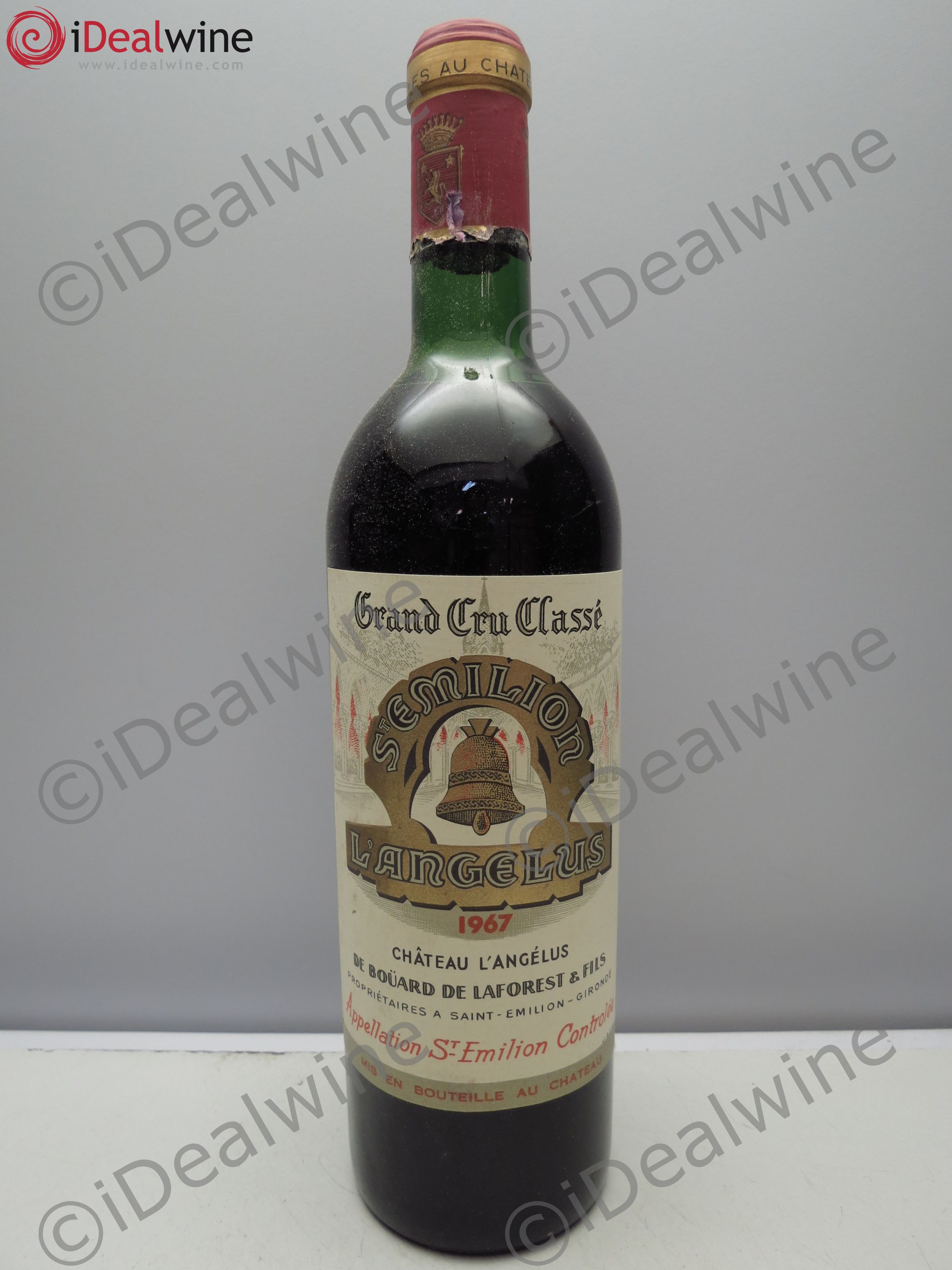 Château Angélus 1er Grand Cru Classé A 1967 - Lot de 12 bouteilles - 0