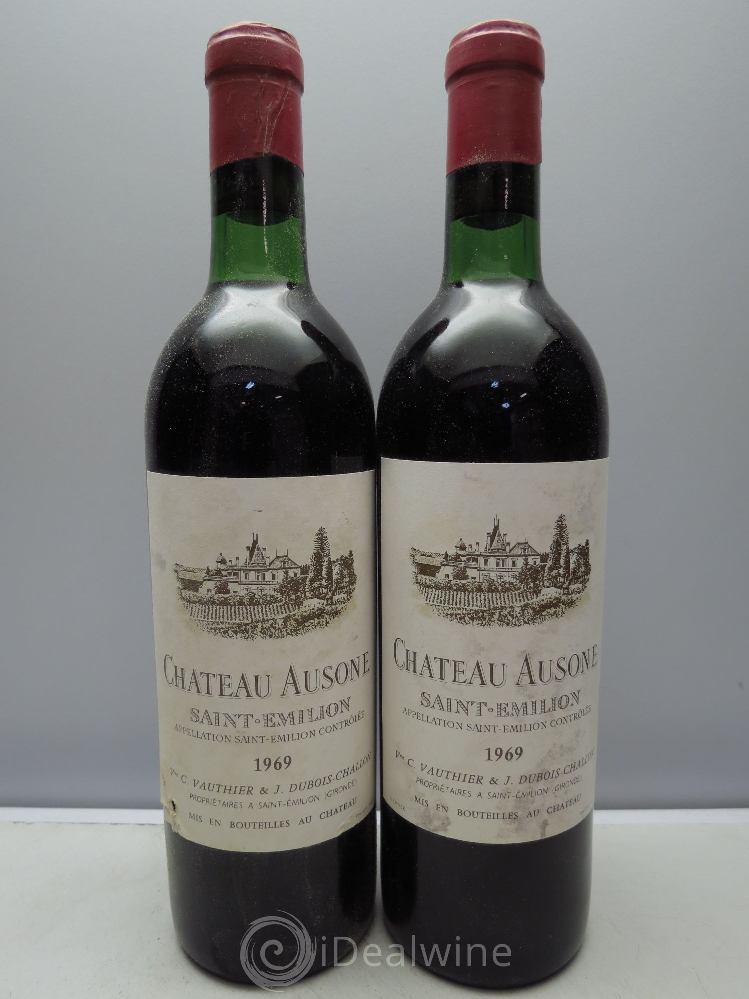 Château Ausone 1er Grand Cru Classé A 1969 - Lot de 12 bouteilles - 4