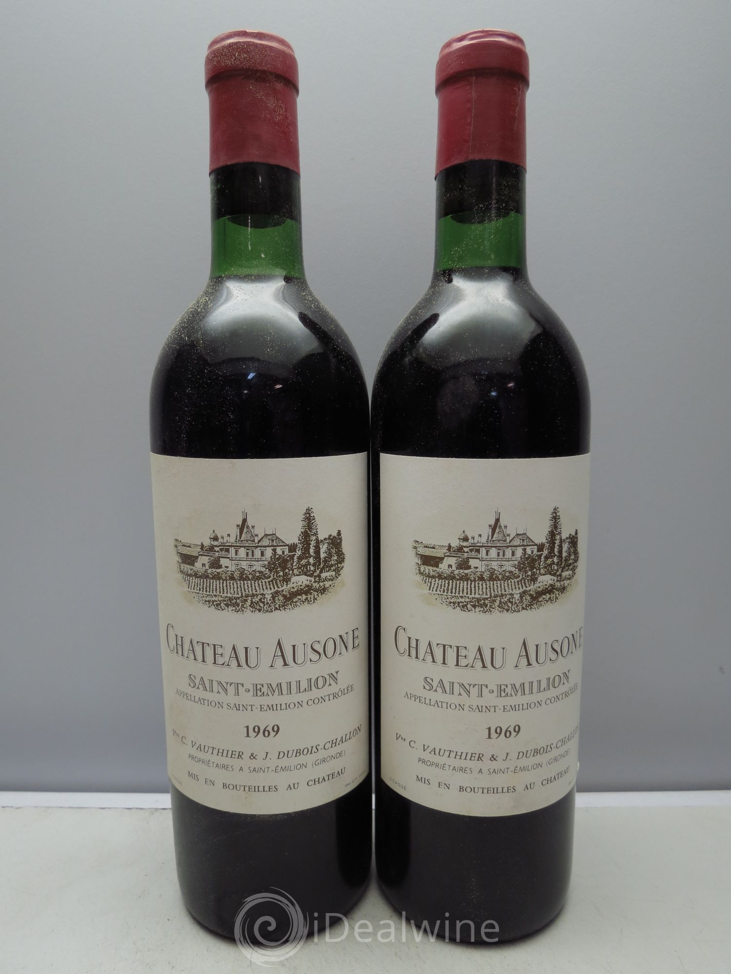 Château Ausone 1er Grand Cru Classé A 1969 - Lot de 12 bouteilles - 6