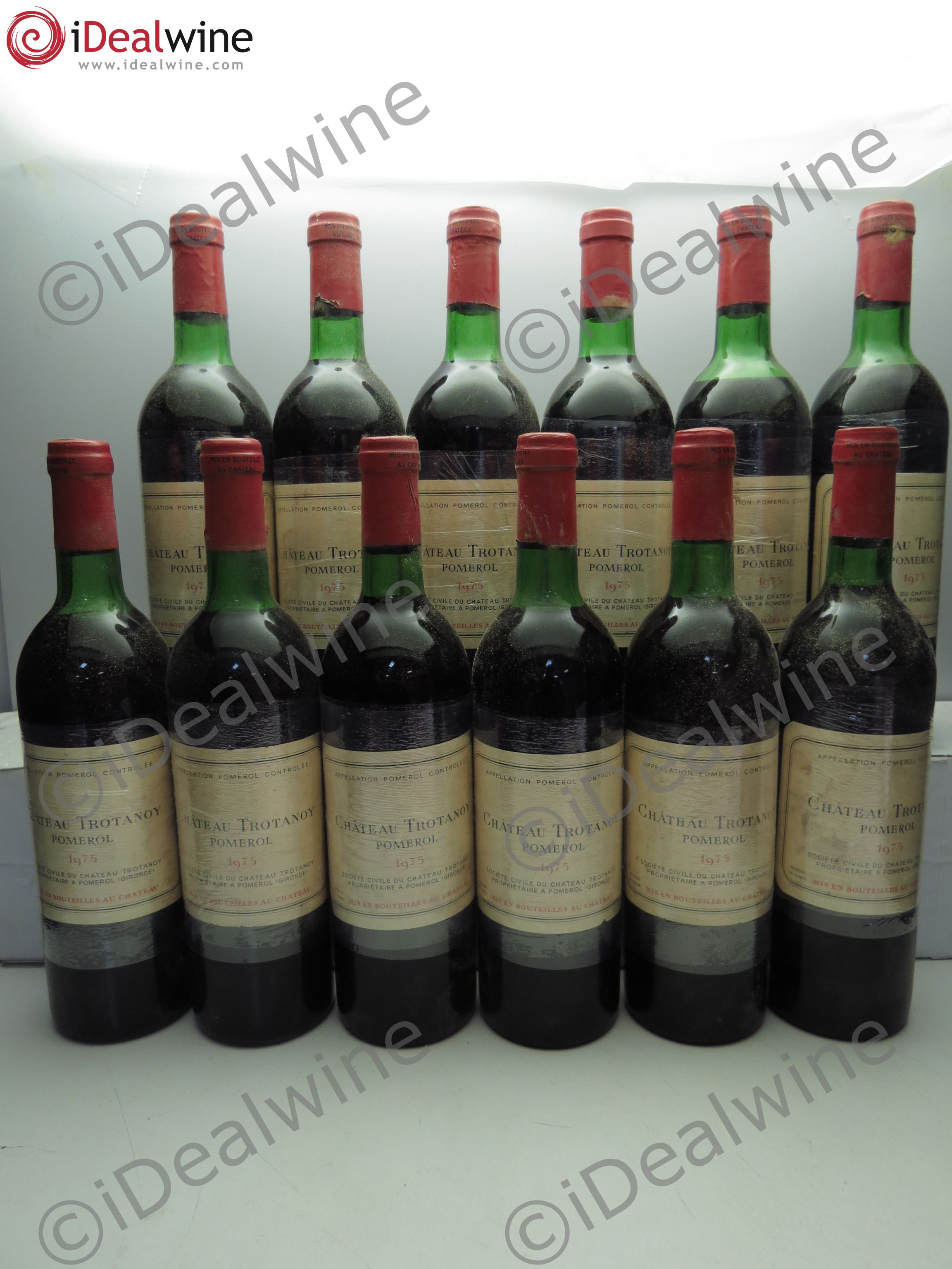 Château Trotanoy 1975 - Lot de 12 bouteilles - 0