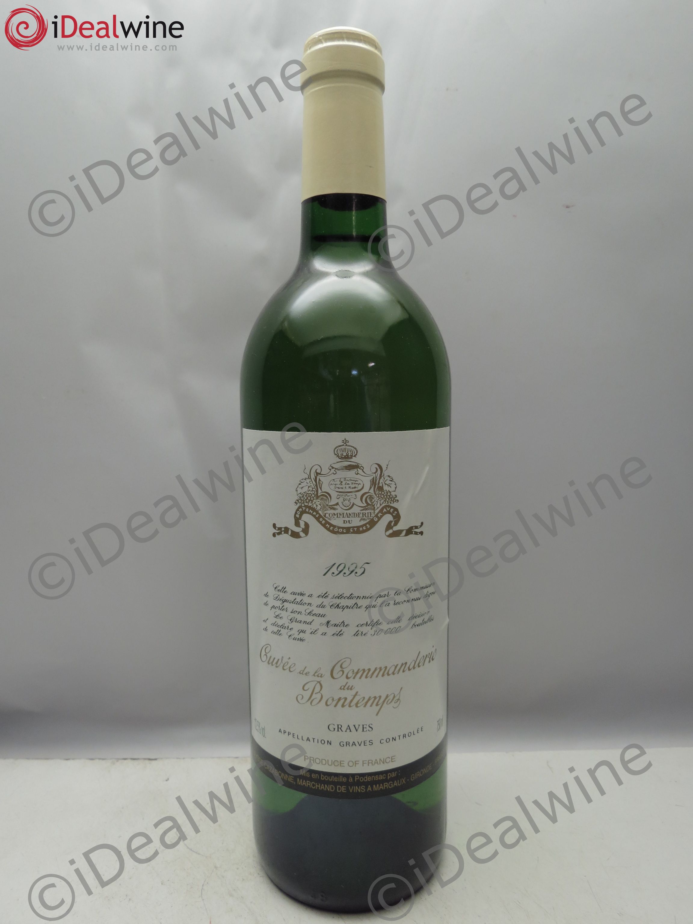 Graves Cuvée La Commanderie du Bontemps (sans prix de réserve / no reserve) 1995 - Posten von 6 Flaschen - 0