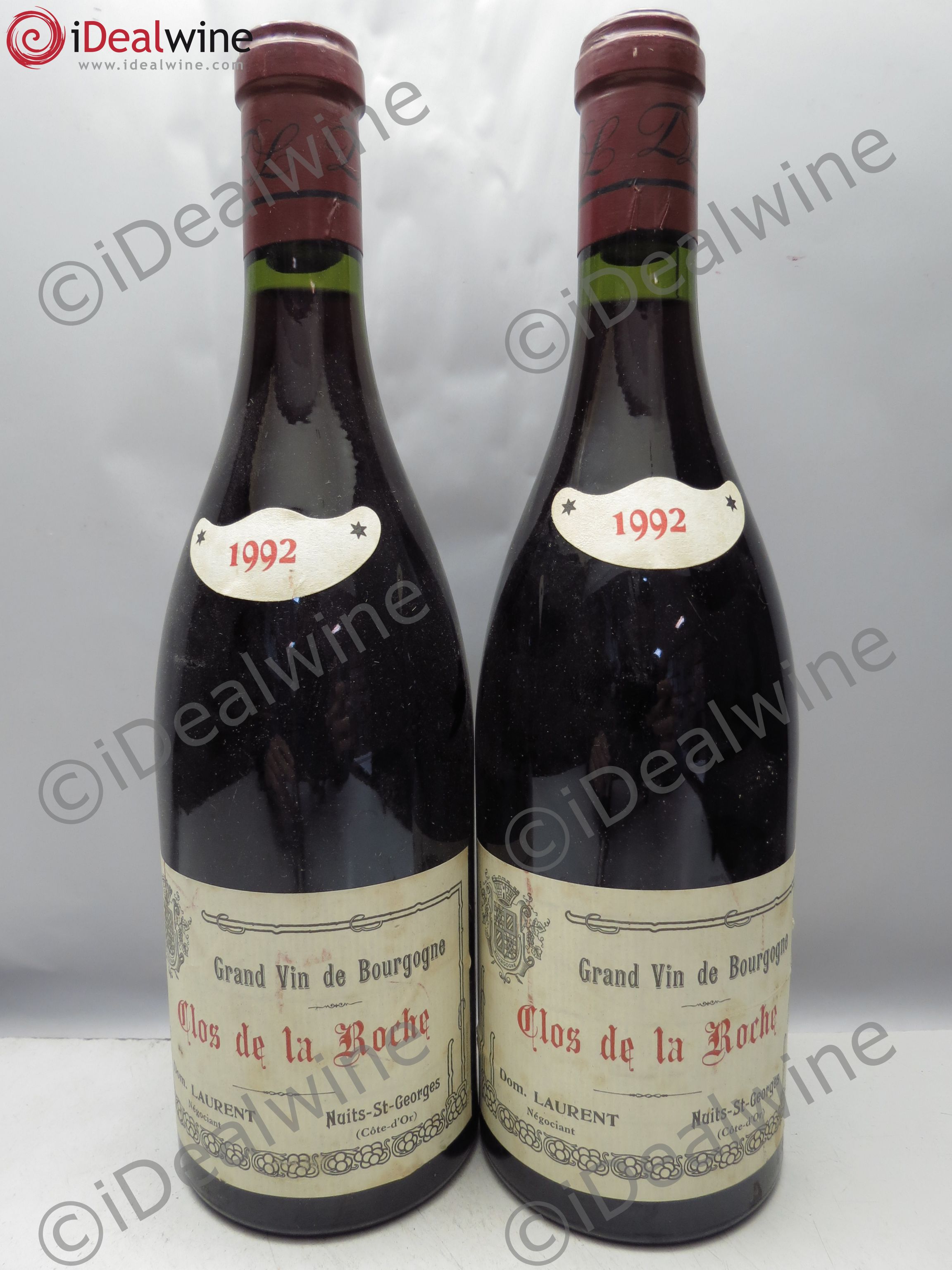 Clos de la Roche Grand Cru 1992 - Lot de 2 bouteilles - 0