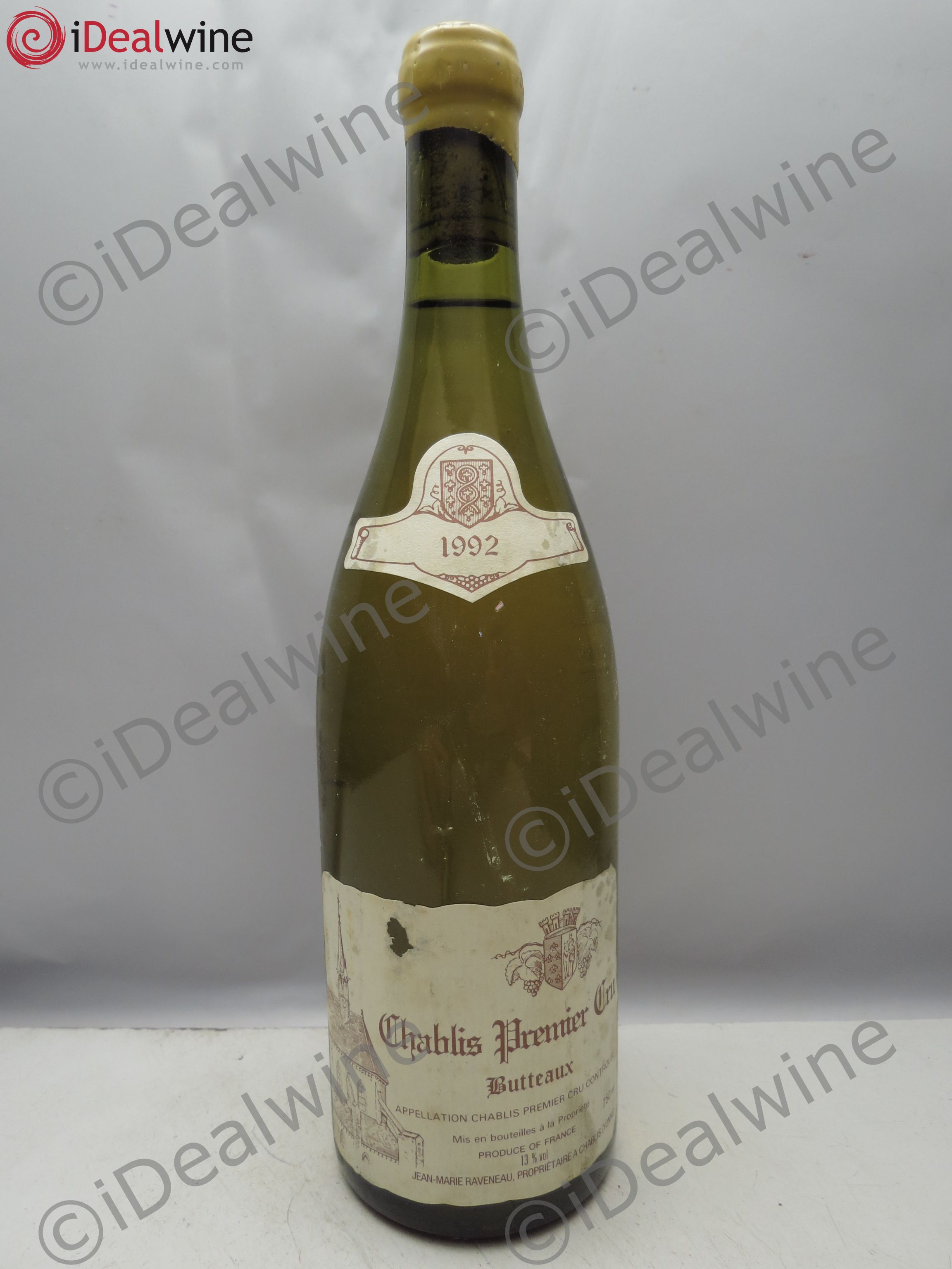 Chablis 1er Cru Butteaux Raveneau (Domaine) 1992 - Lot de 6 bouteilles - 0