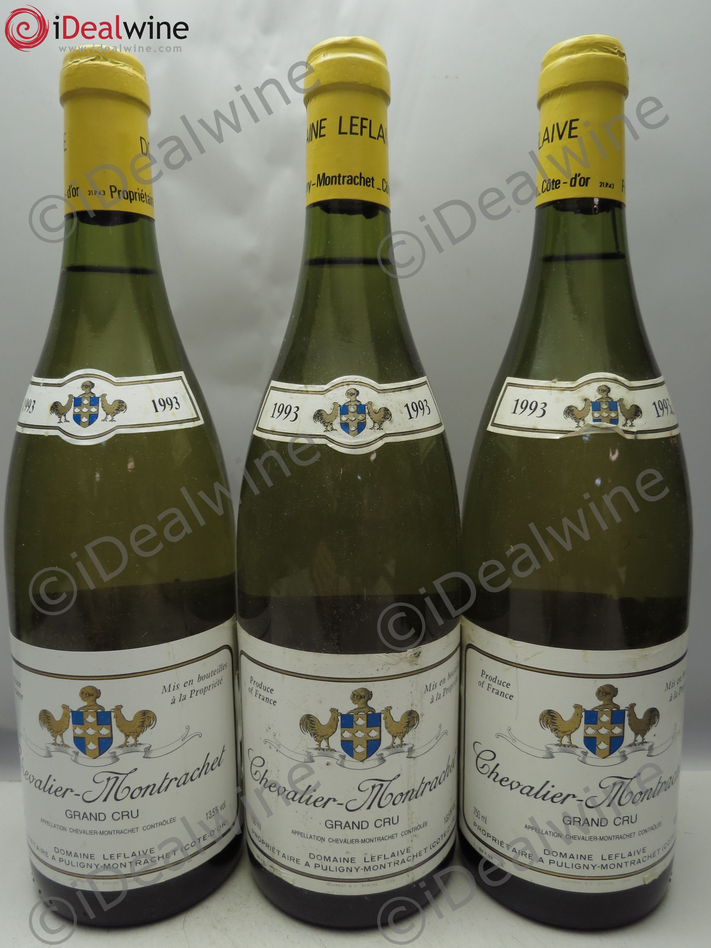 Chevalier-Montrachet Grand Cru Leflaive (Domaine) 1993 - Lot de 3 bouteilles - 0