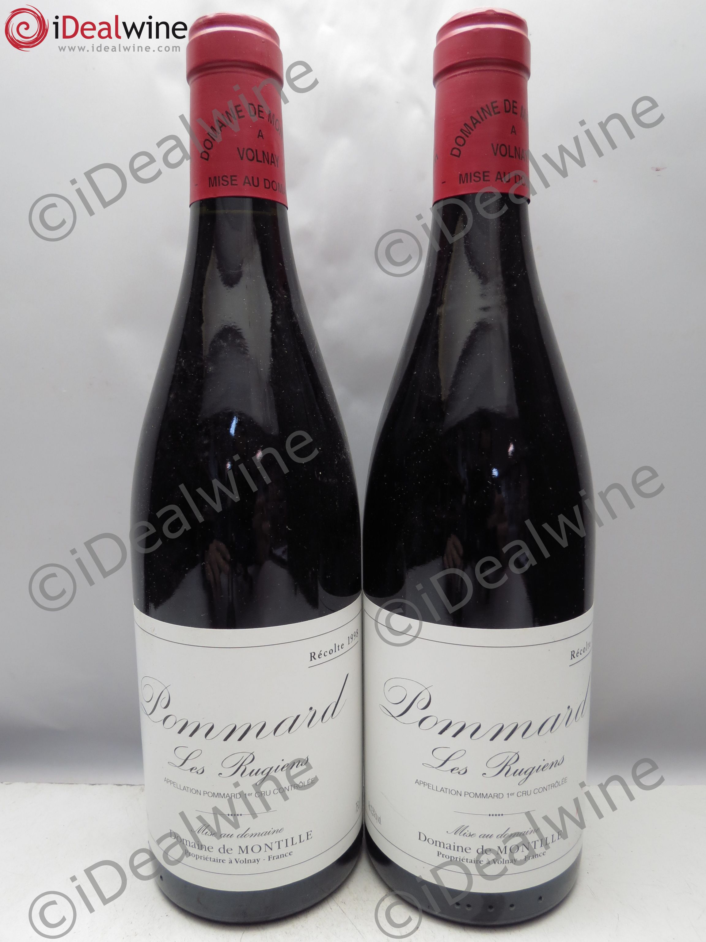 Pommard 1er Cru Les Rugiens-bas De Montille (Domaine) 1998 - Lot de 2 bouteilles - 0