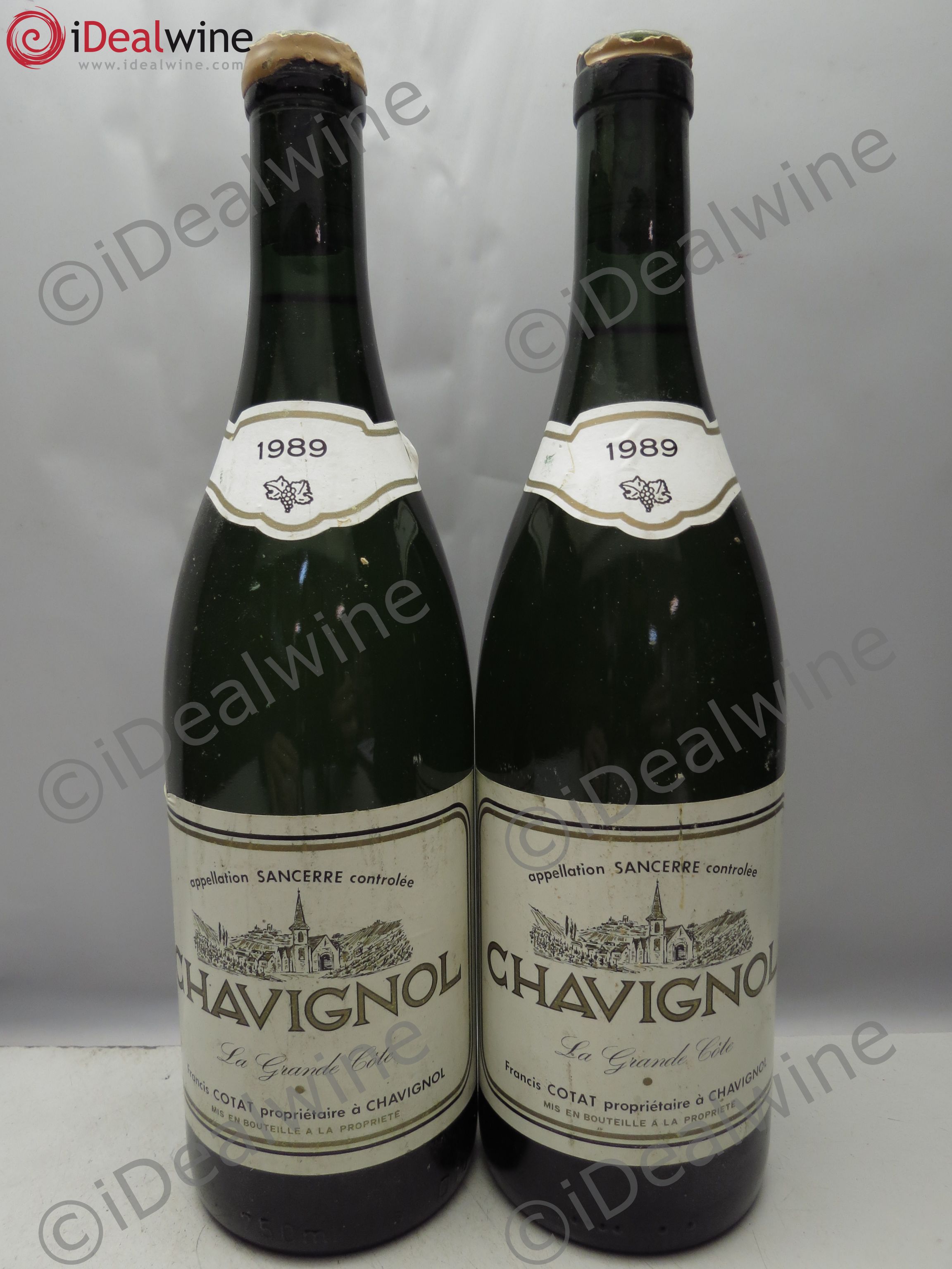 Sancerre La Grande Côte - Francis Cotat 1989 - Posten von 2 Flaschen - 0