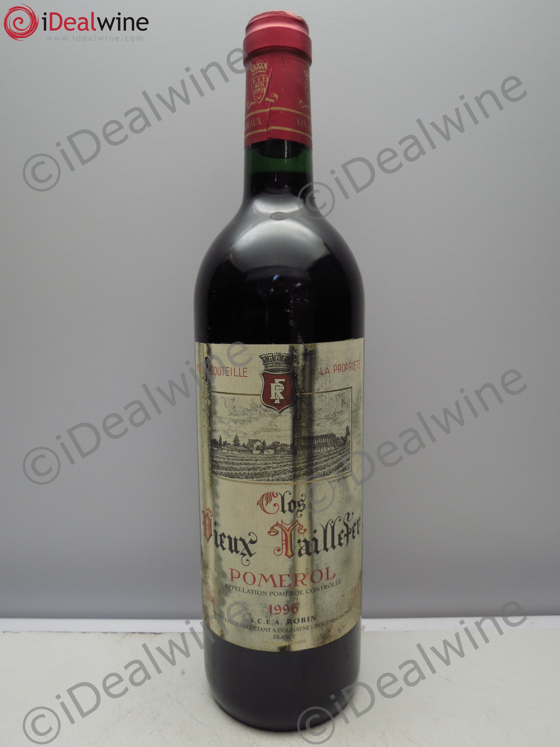 Pomerol Clos Vieux Taillefer Pomerol 1996 - Posten von 12 Flaschen - 0