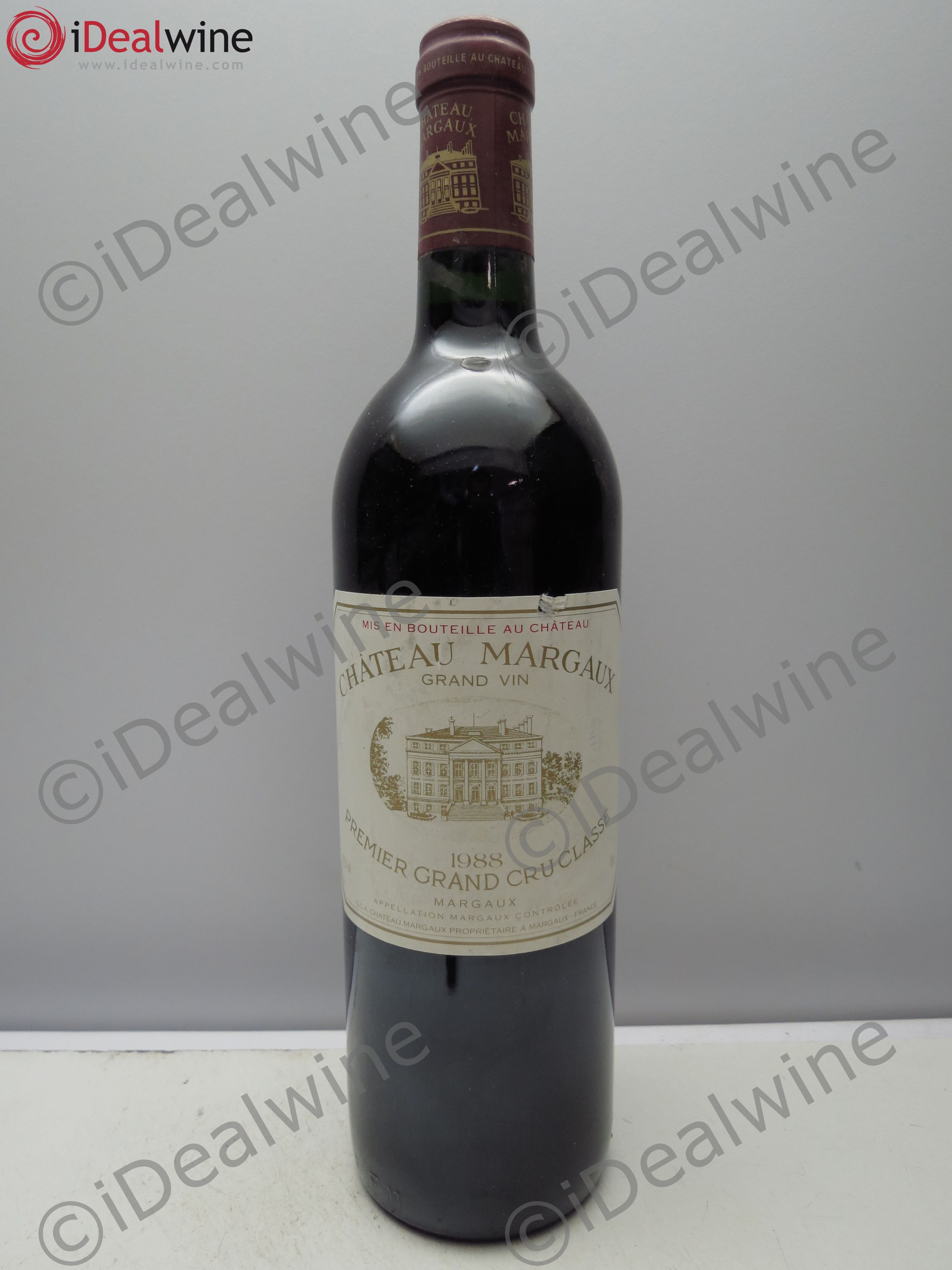 Château Margaux 1er Grand Cru Classé 1988 - Lot de 1 bouteille - 0