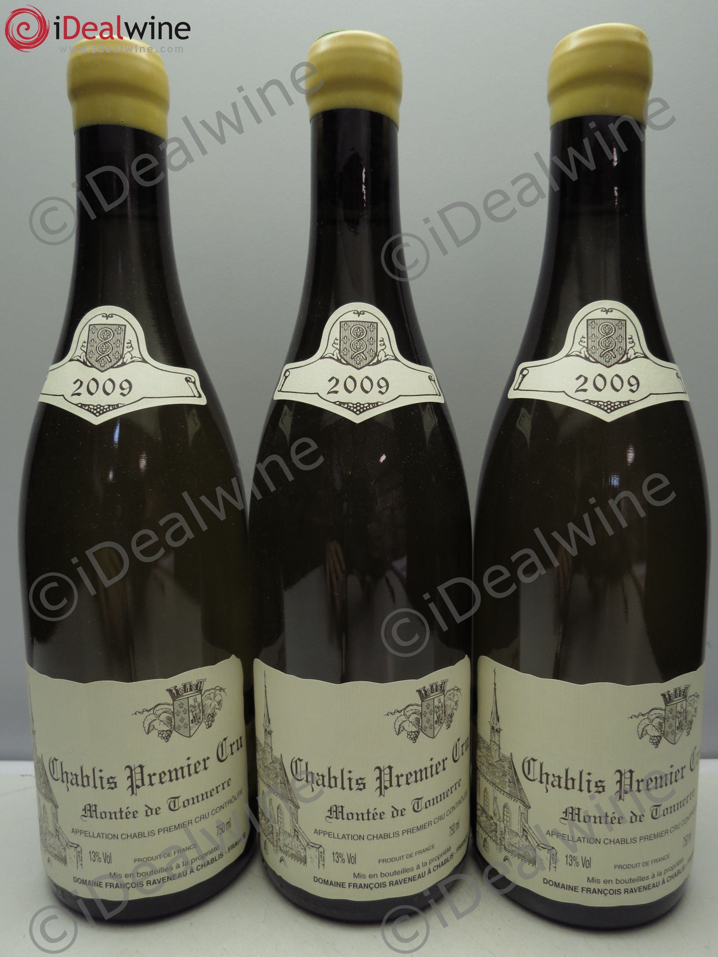 Chablis 1er Cru Montée de Tonnerre Raveneau (Domaine) 2009 - Lot de 3 bouteilles - 0