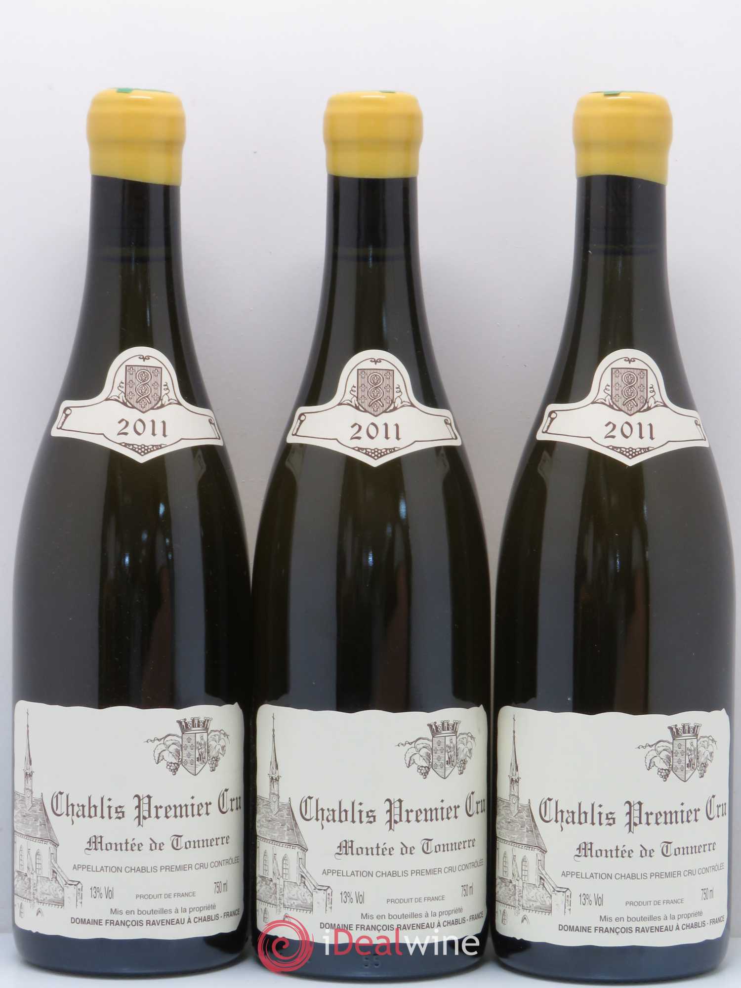 Chablis 1er Cru Montée de Tonnerre Raveneau (Domaine) 2011 - Lot de 3 bouteilles - 0