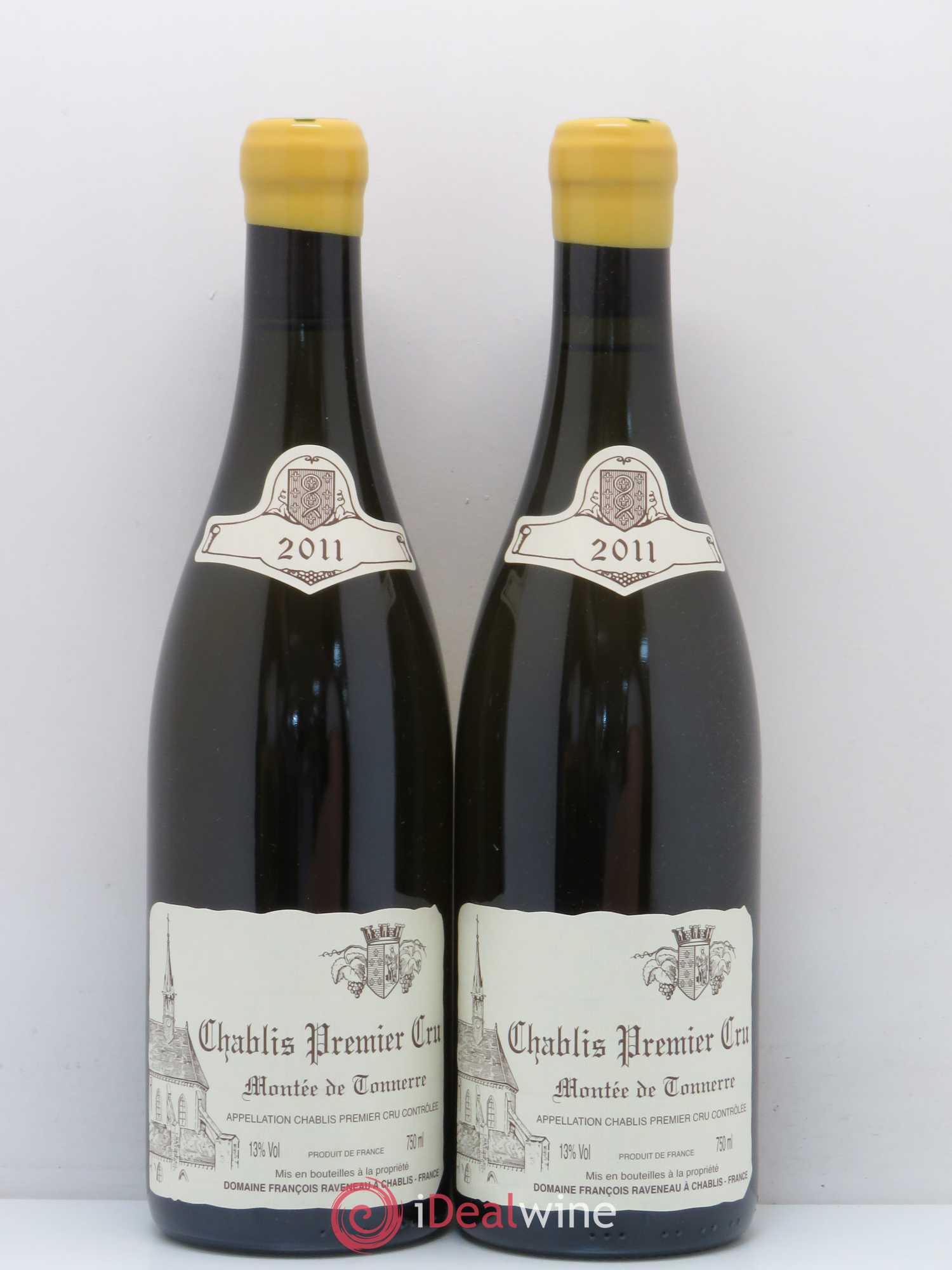 Chablis 1er Cru Montée de Tonnerre Raveneau (Domaine) 2011 - Lot de 2 bouteilles - 0