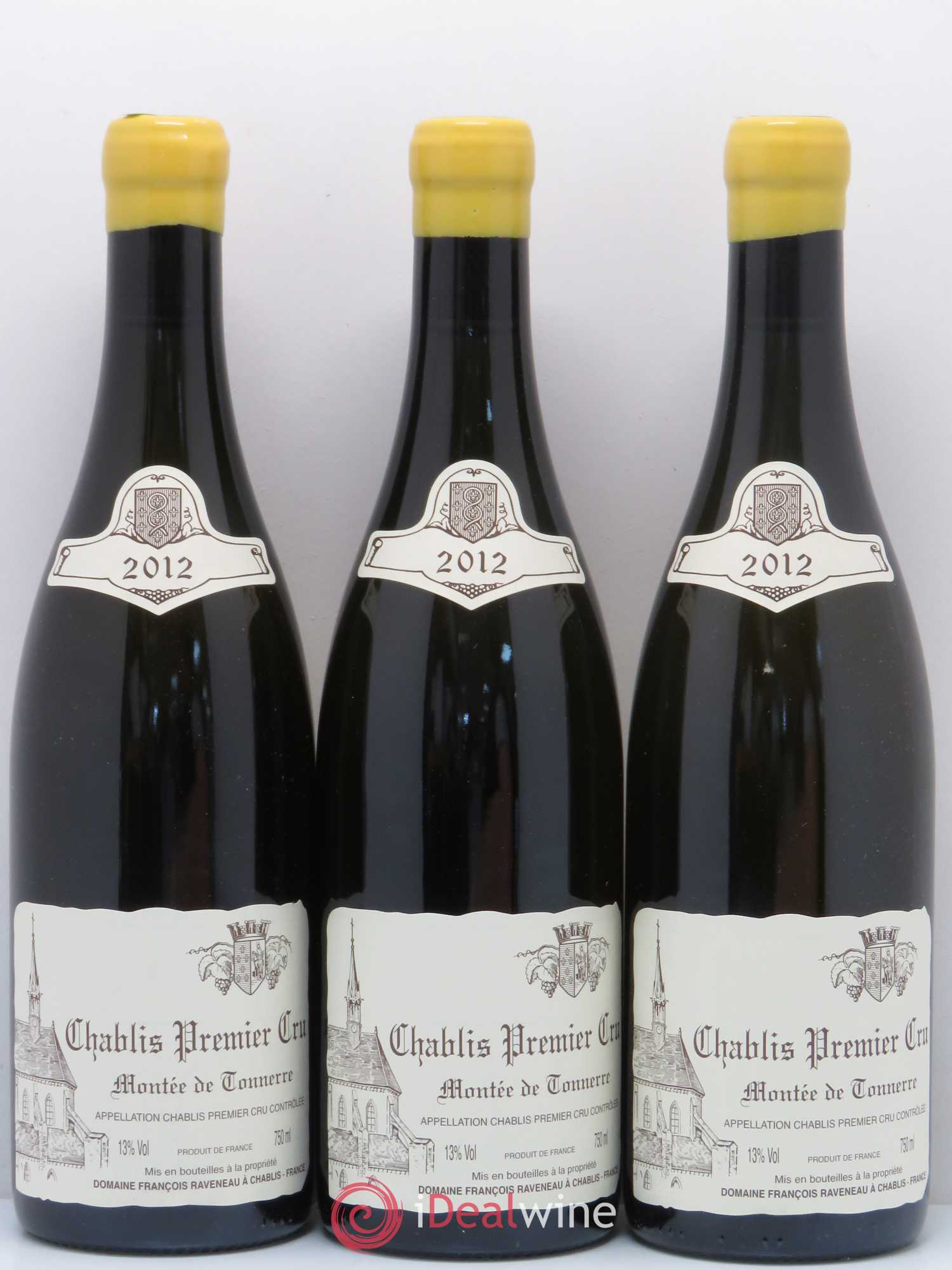 Chablis 1er Cru Montée de Tonnerre Raveneau (Domaine) 2012 - Lot de 3 bouteilles - 0