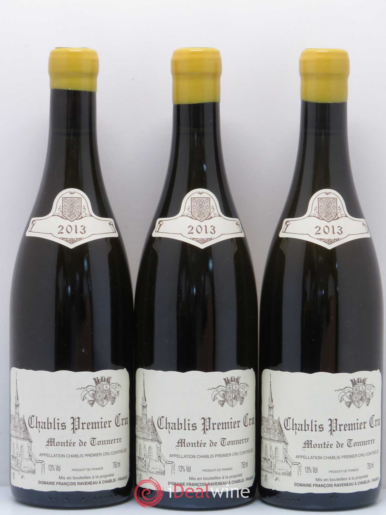 Chablis 1er Cru Montée de Tonnerre Raveneau (Domaine) 2013 - Posten von 3 Flaschen - 0