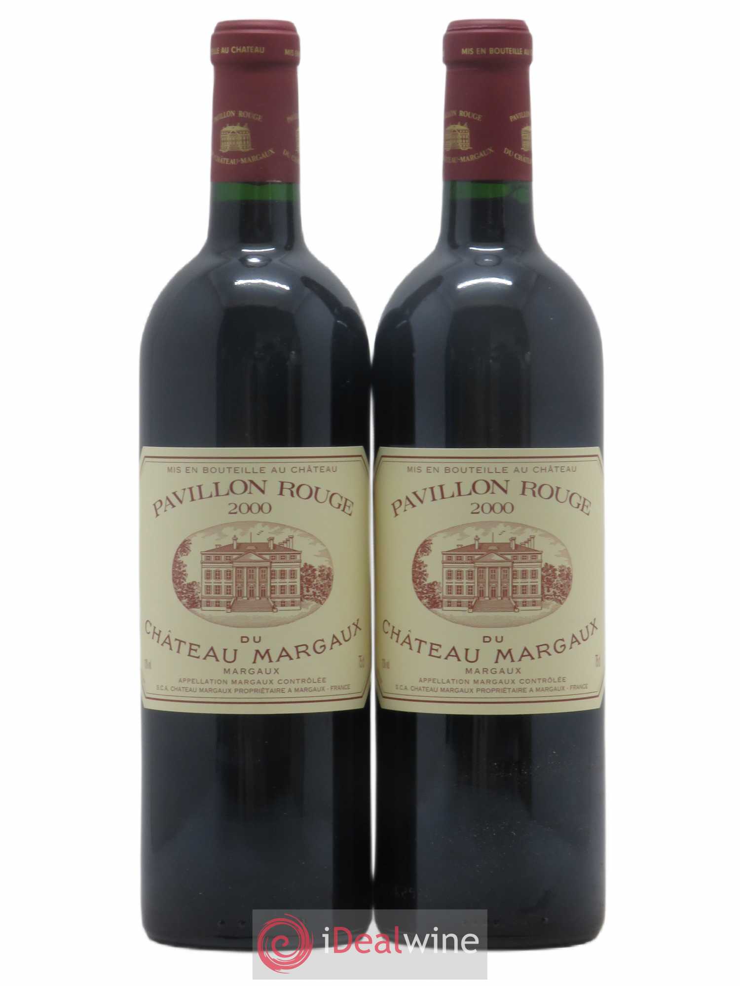 Pavillon Rouge du Château Margaux Second Vin 2000 - Lot de 2 bouteilles - 0
