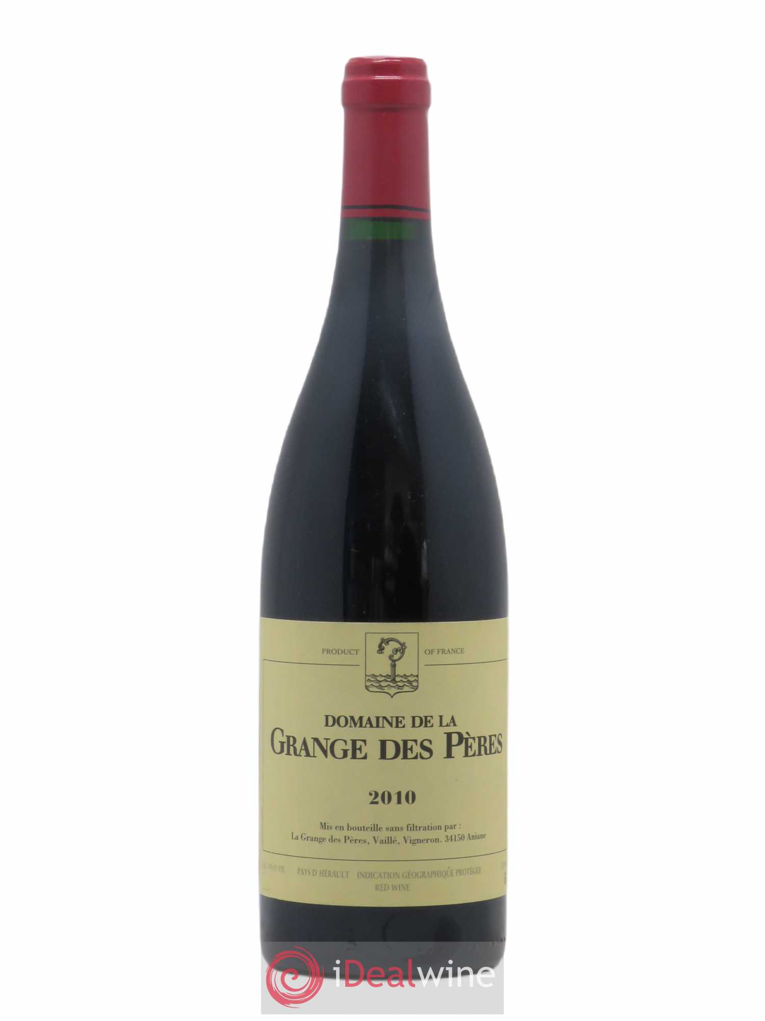 Pays d'Hérault Grange des Pères Laurent Vaillé 2010 - Lot de 1 bouteille - 0