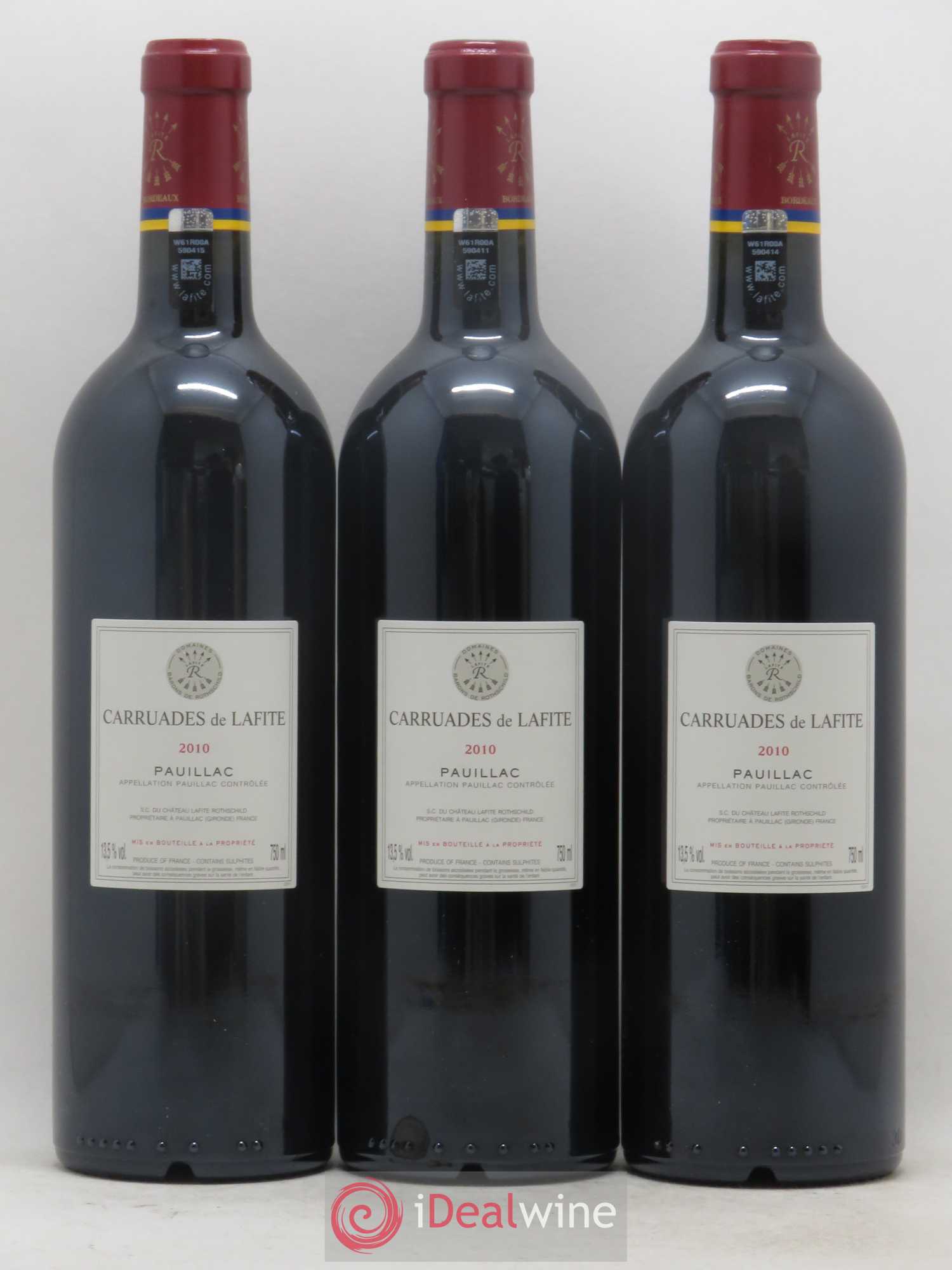 Carruades de Lafite Rothschild Second Vin 2010 - Lot de 6 bouteilles - 4