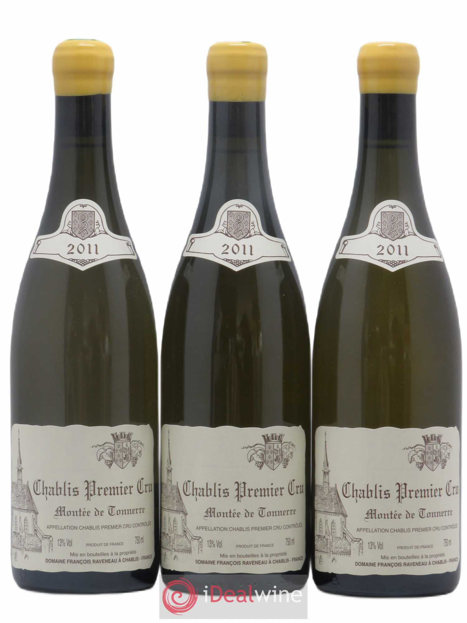 Chablis 1er Cru Montée de Tonnerre Raveneau (Domaine) 2011 - Lot de 3 bouteilles - 0