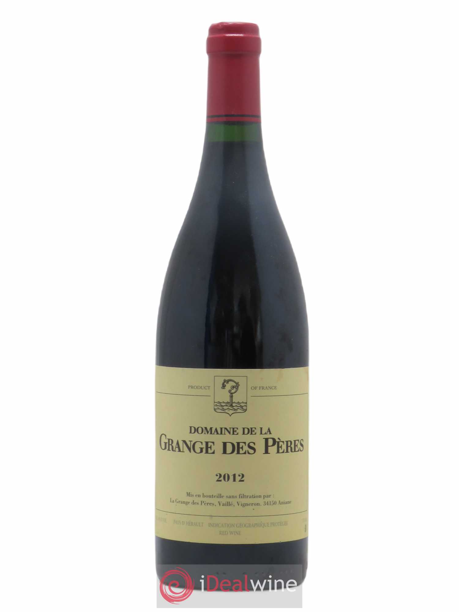 Pays d'Hérault Grange des Pères Laurent Vaillé 2012 - Lot de 1 bouteille - 0