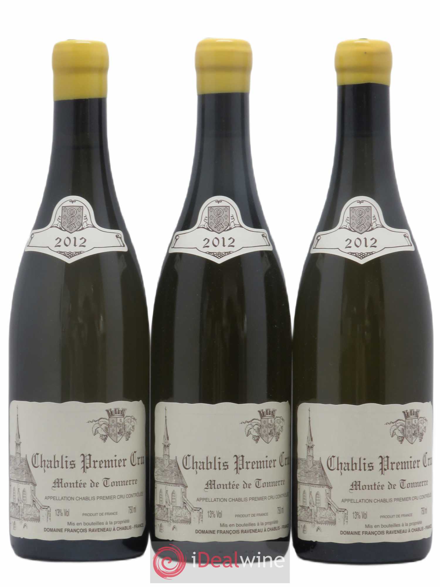 Chablis 1er Cru Montée de Tonnerre Raveneau (Domaine) 2012 - Lot de 3 bouteilles - 0