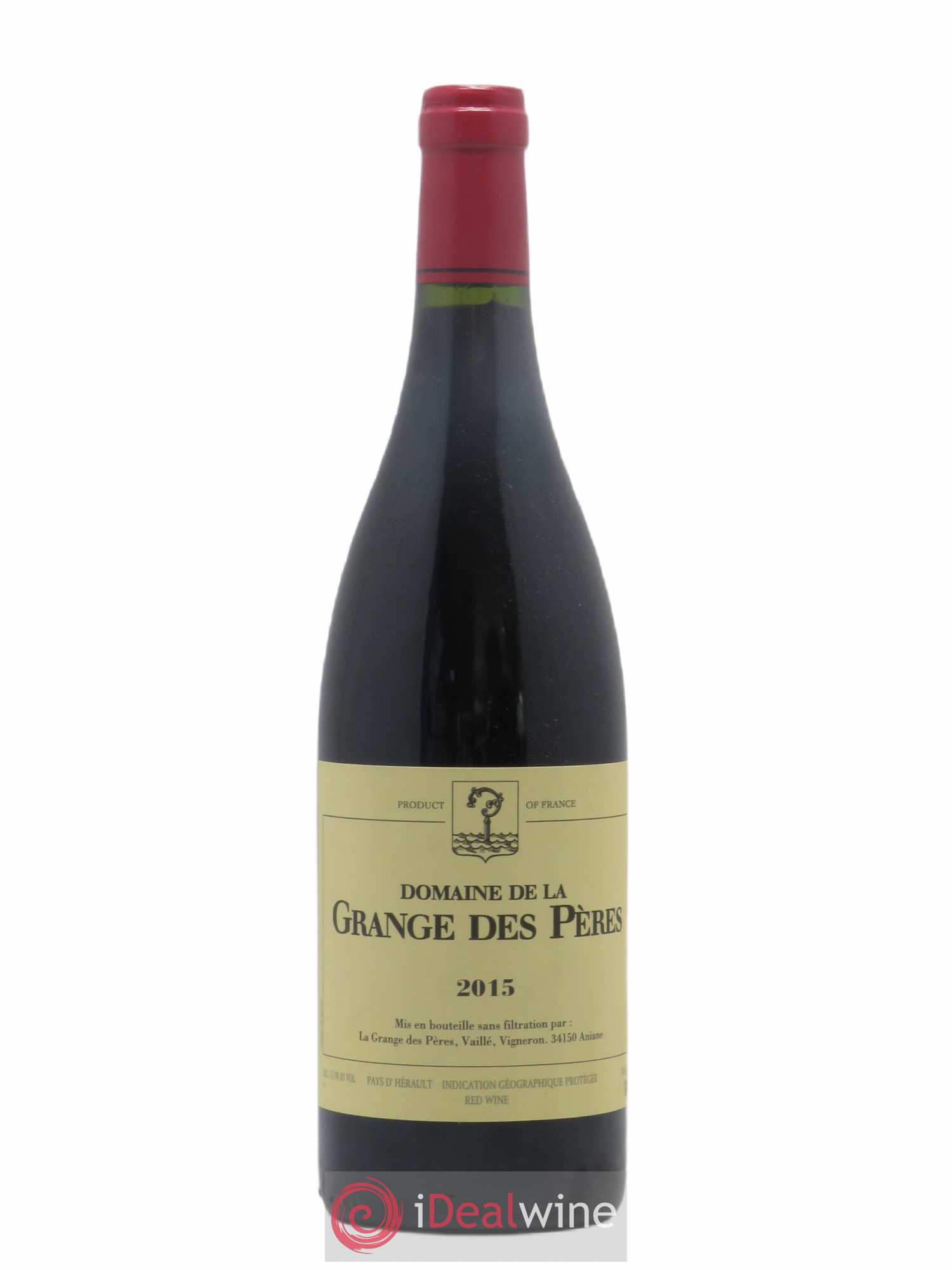 Pays d'Hérault Grange des Pères Laurent Vaillé 2015 - Lot de 1 bouteille - 0