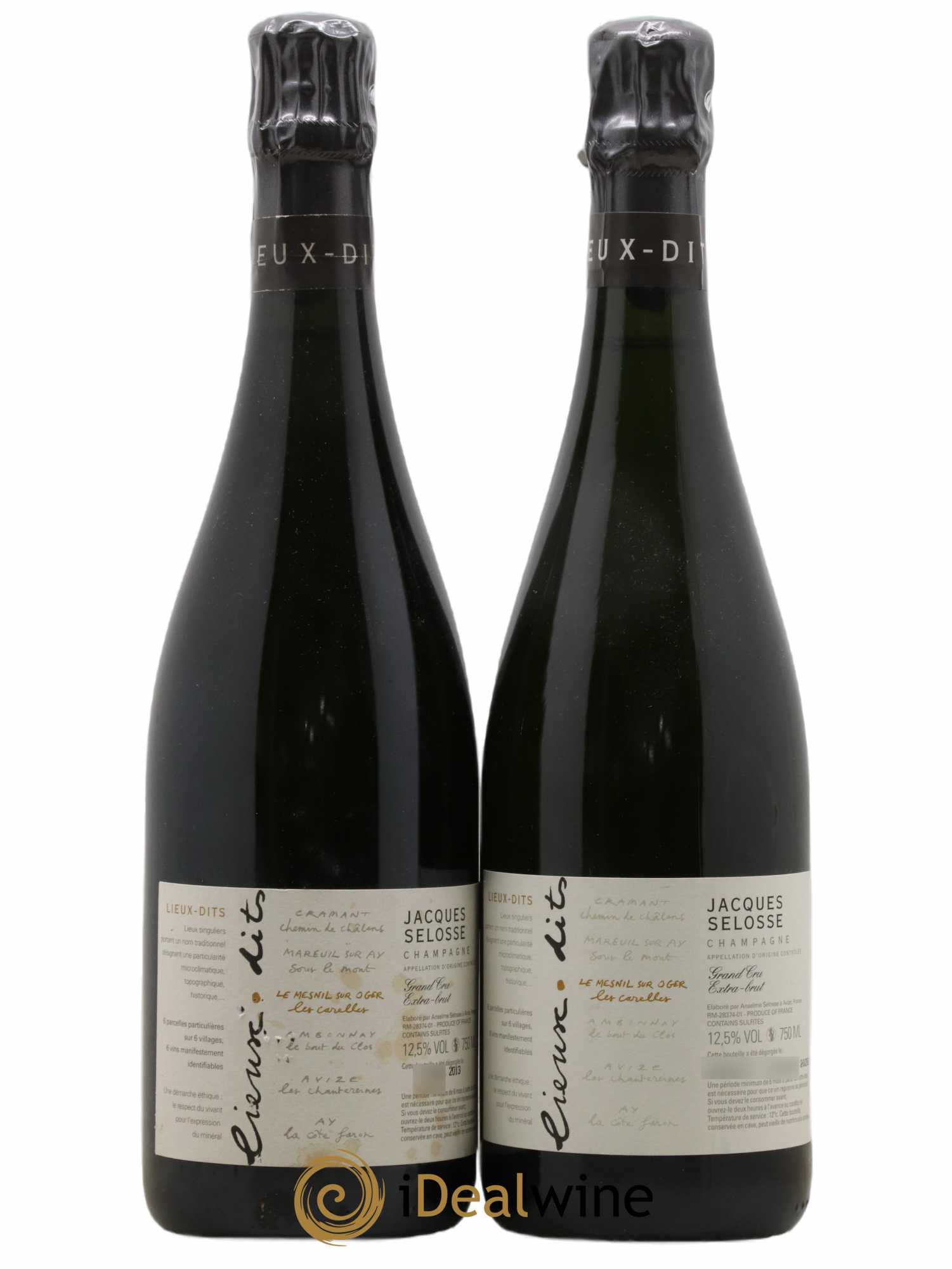 Les Carelles Blanc de Blancs Jacques Selosse - Lot de 2 bouteilles - 0