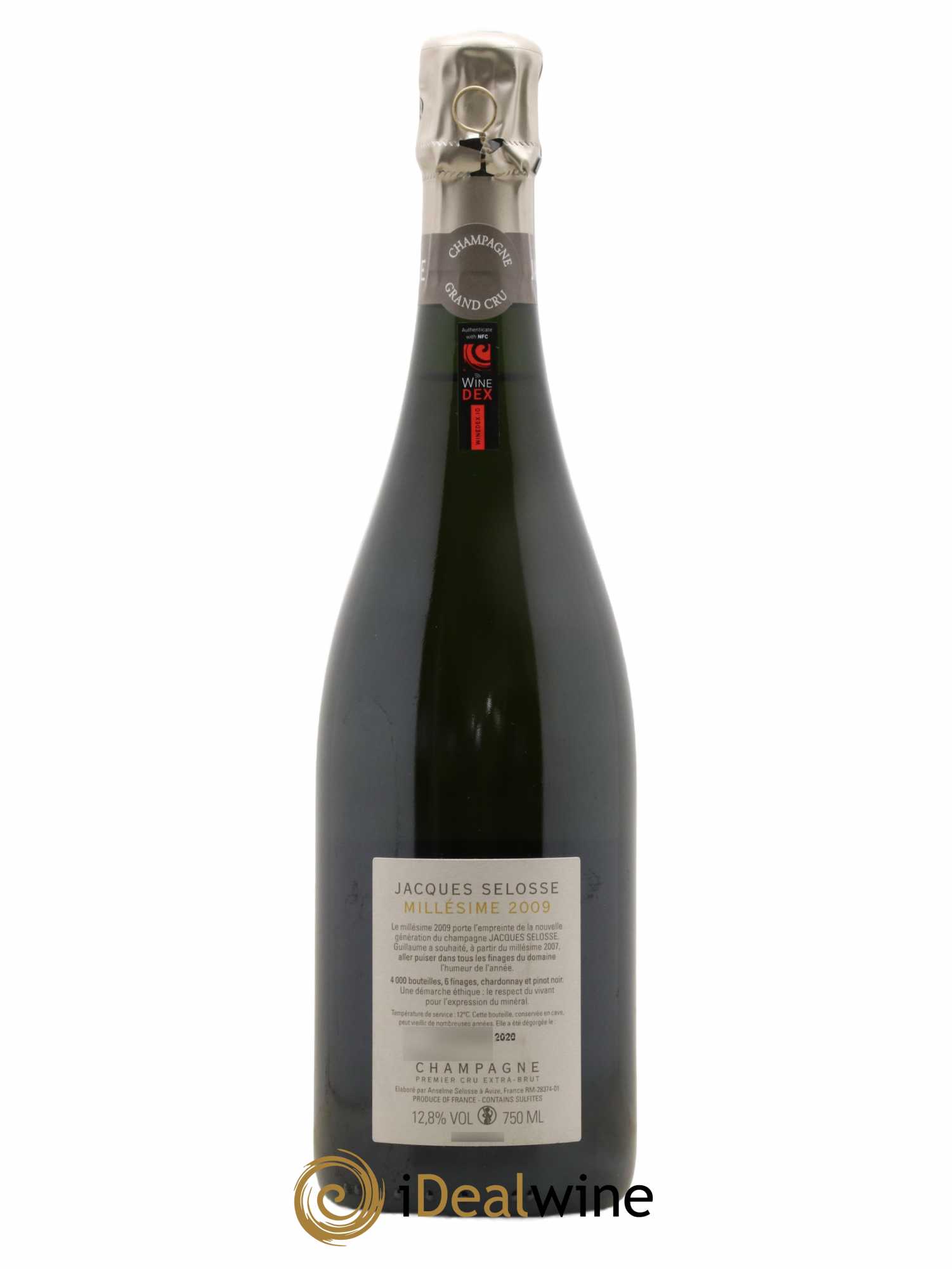 1er Cru Millésimé Extra-Brut Jacques Selosse 2009 - Lot de 1 bouteille - 1