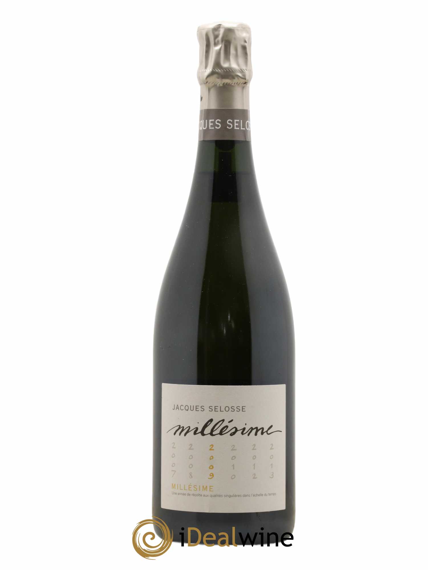 1er Cru Millésimé Extra-Brut Jacques Selosse 2009 - Lot de 1 bouteille - 0