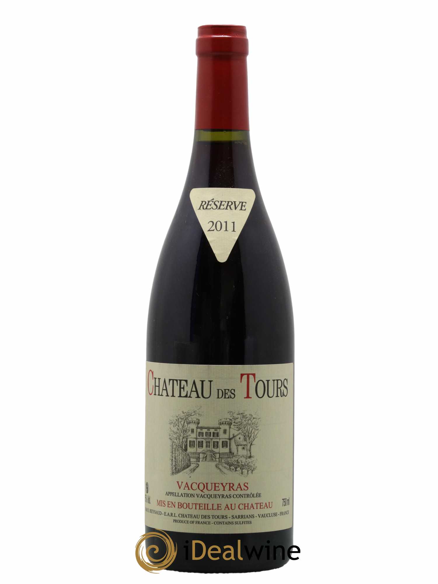 Vacqueyras Château des Tours Emmanuel Reynaud 2011 - Lot de 1 bouteille - 0