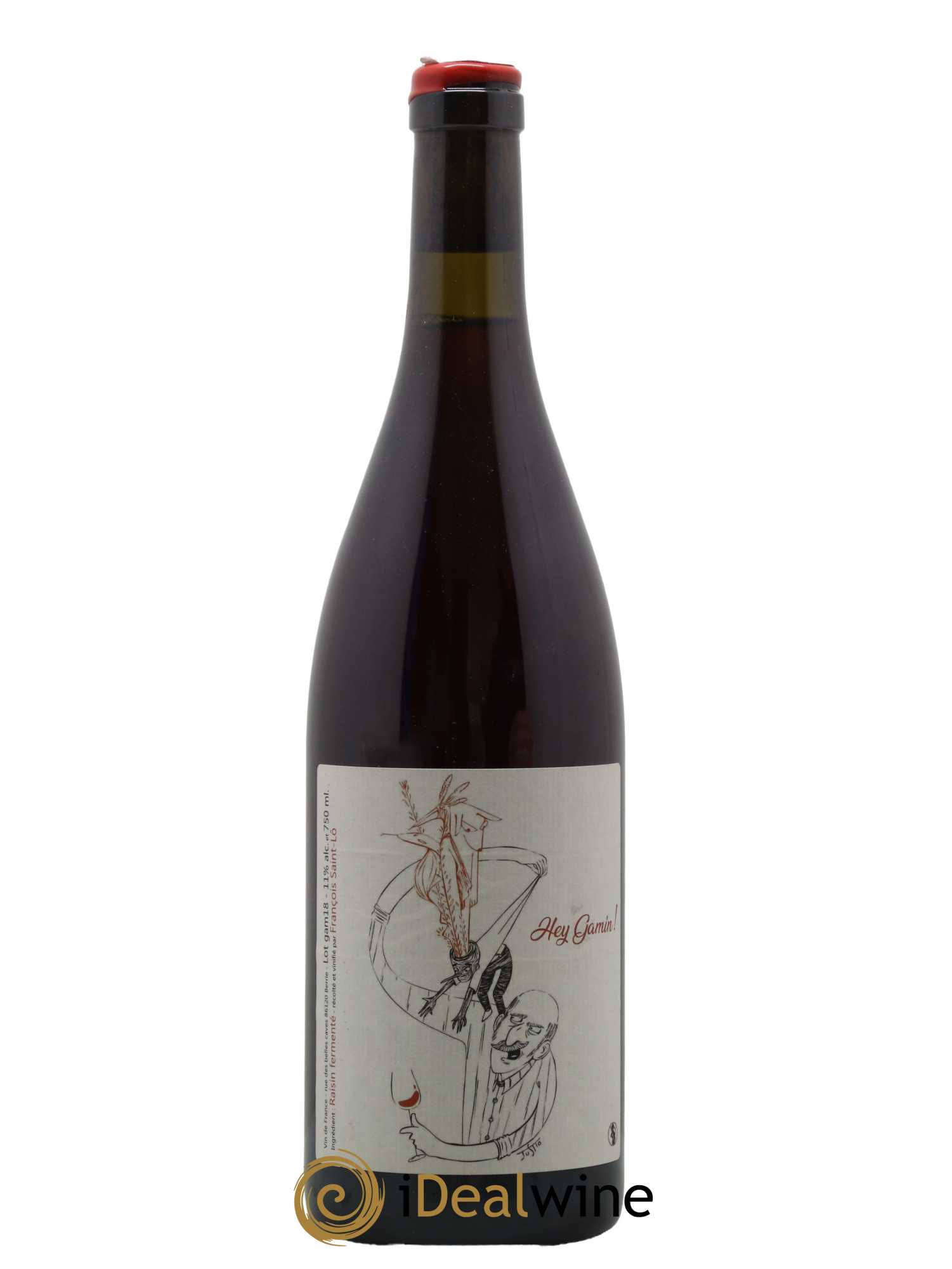 Vin de France Hey Gamin Francois Saint-Lo 2018 - Lot de 1 bouteille - 0