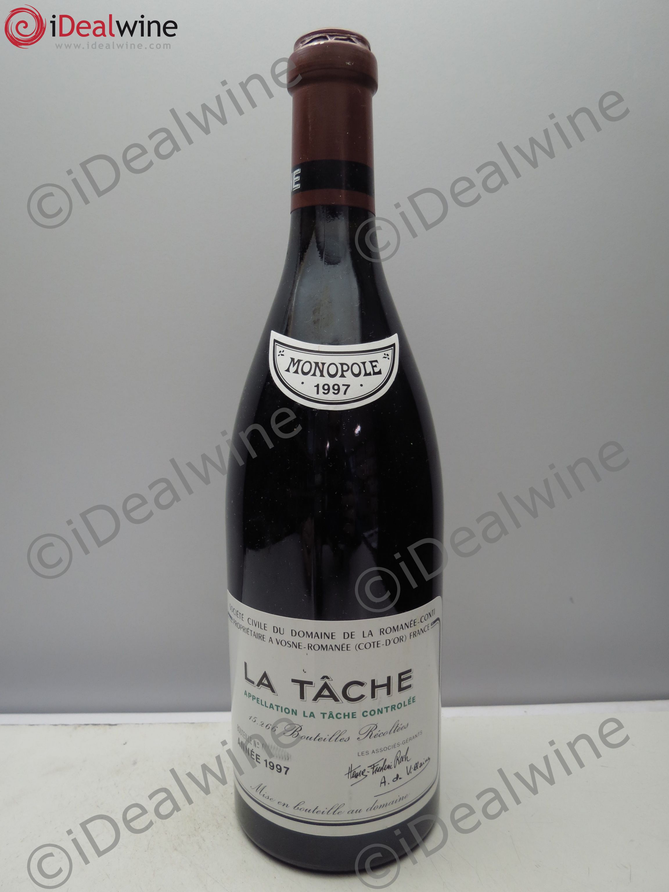 La Tâche Grand Cru Domaine de la Romanée-Conti 1997 - Lot de 1 bouteille - 0