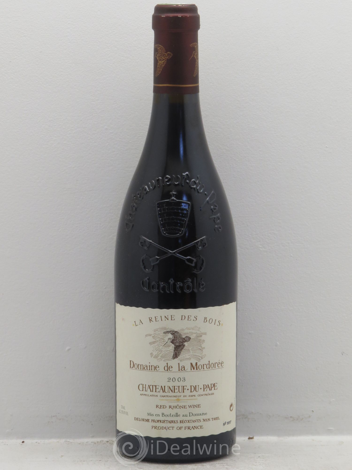 Châteauneuf-du-Pape Cuvée de la Reine des Bois La Mordorée (Domaine de) 2003 - Lot de 1 bouteille - 0