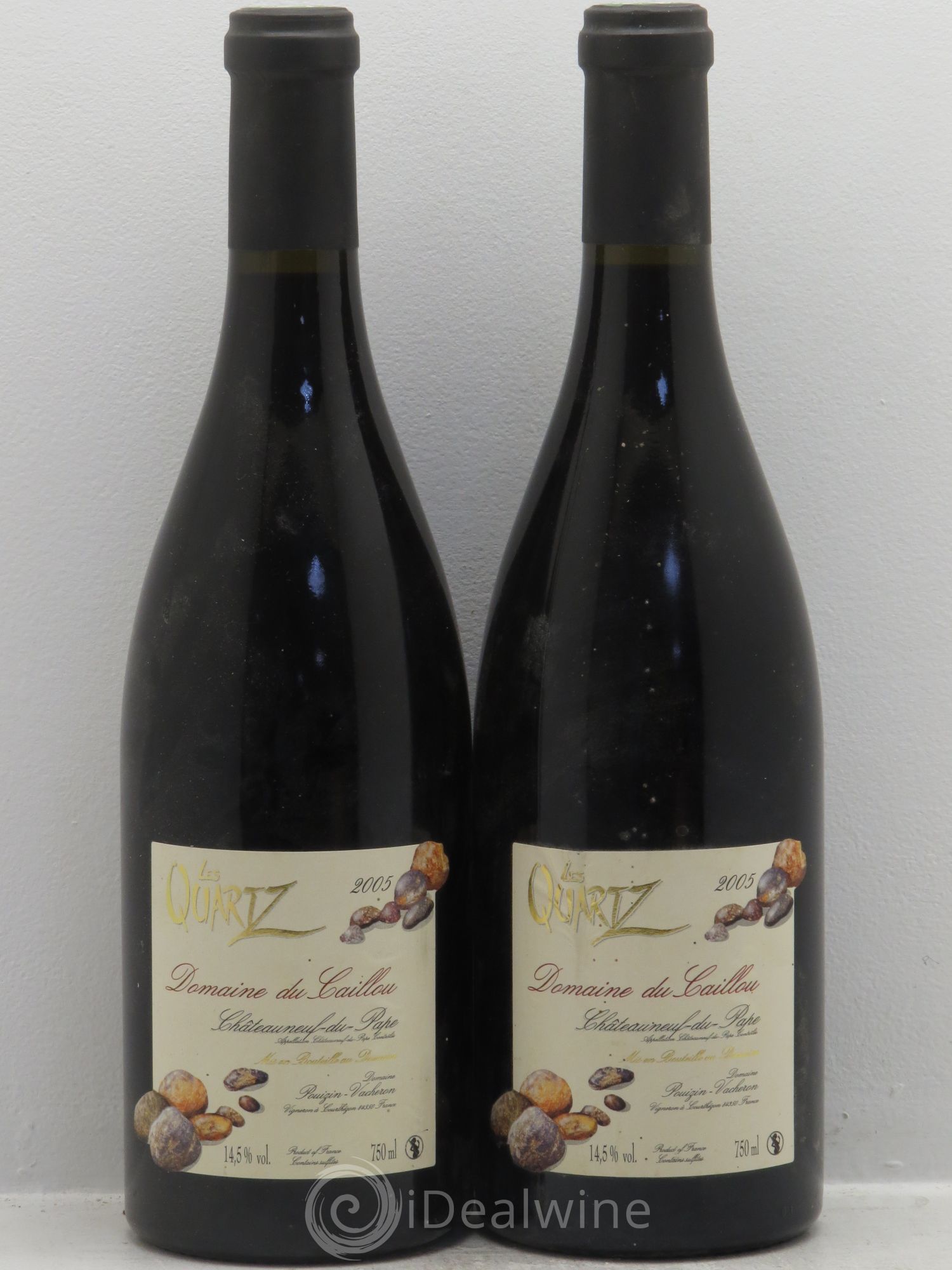 Châteauneuf-du-Pape Les Quartz Clos du Caillou 2005 - Lot de 2 bouteilles - 0