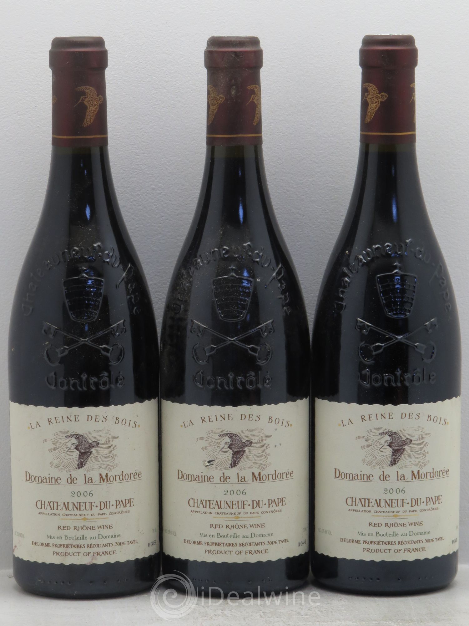 Châteauneuf-du-Pape Domaine de La Mordorée (Domaine de) 2006 - Lot de 3 bouteilles - 0
