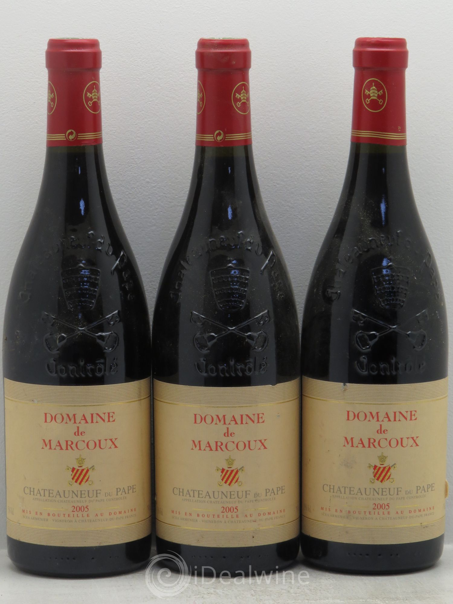Châteauneuf-du-Pape Marcoux (Domaine de) 2005 - Lot de 3 bouteilles - 0