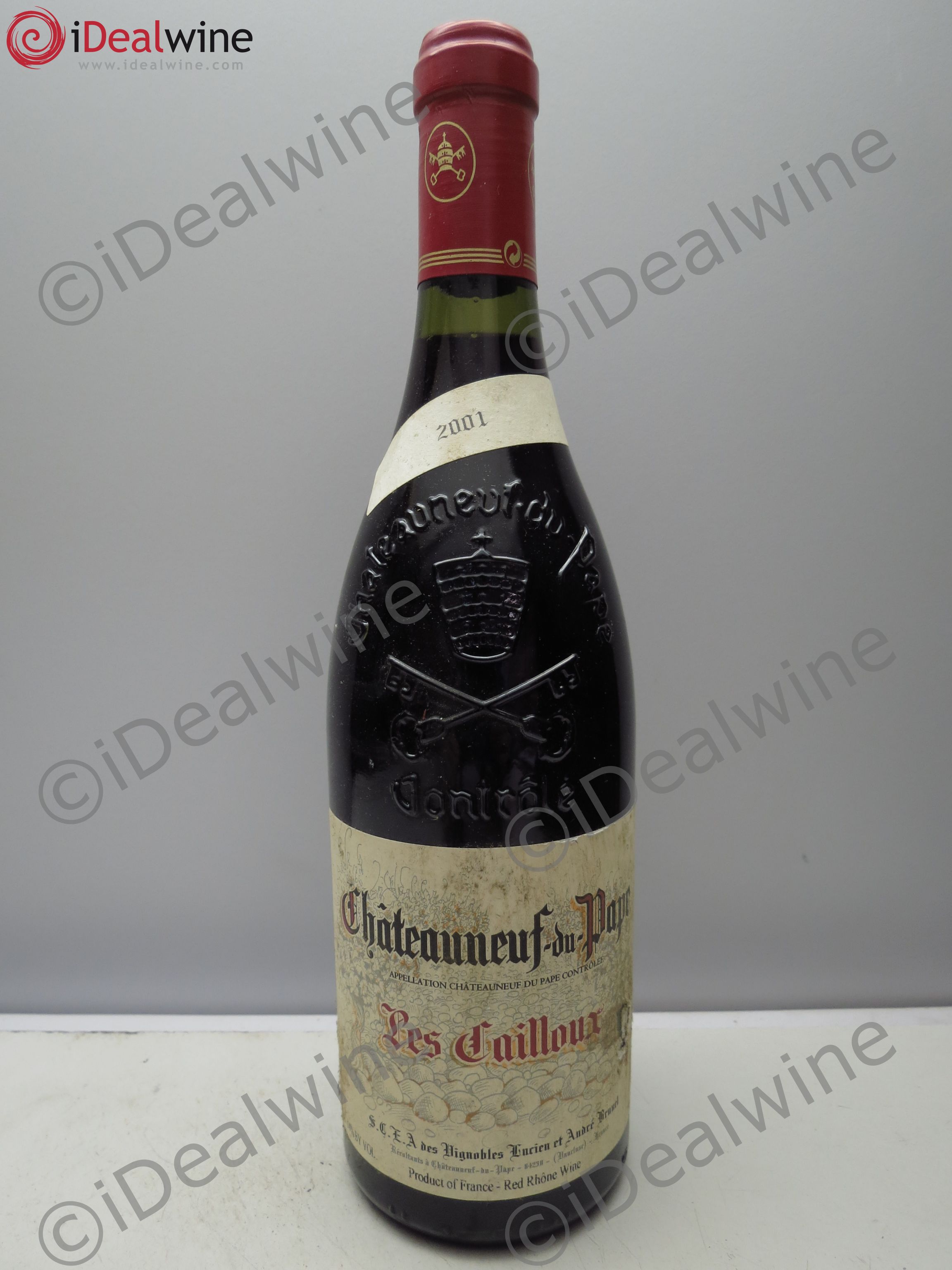 Châteauneuf-du-Pape Les Cailloux André Brunel 2001 - Lot de 1 bouteille - 0