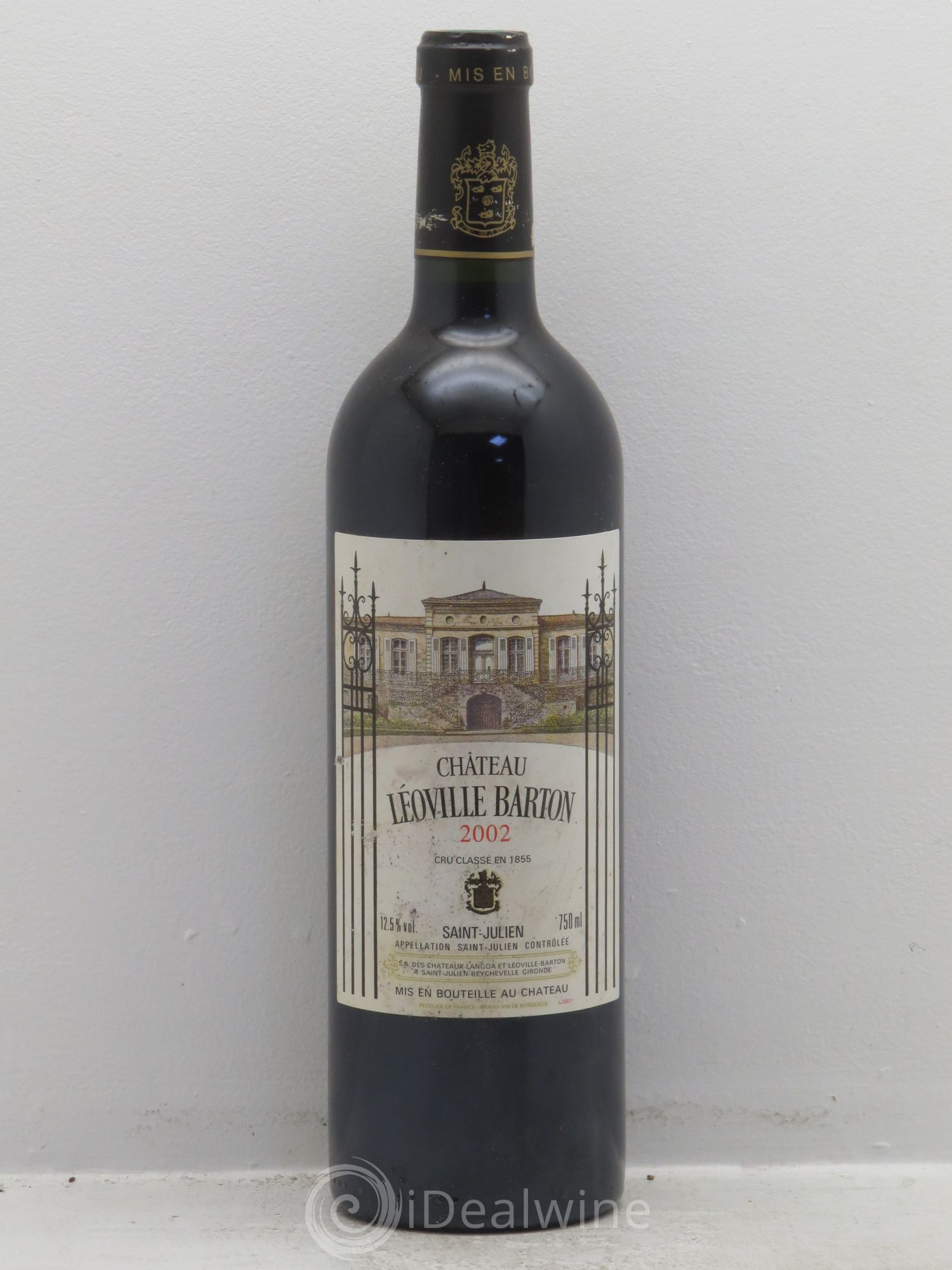 Château Léoville Barton 2ème Grand Cru Classé 2002 - Lot de 1 bouteille - 0