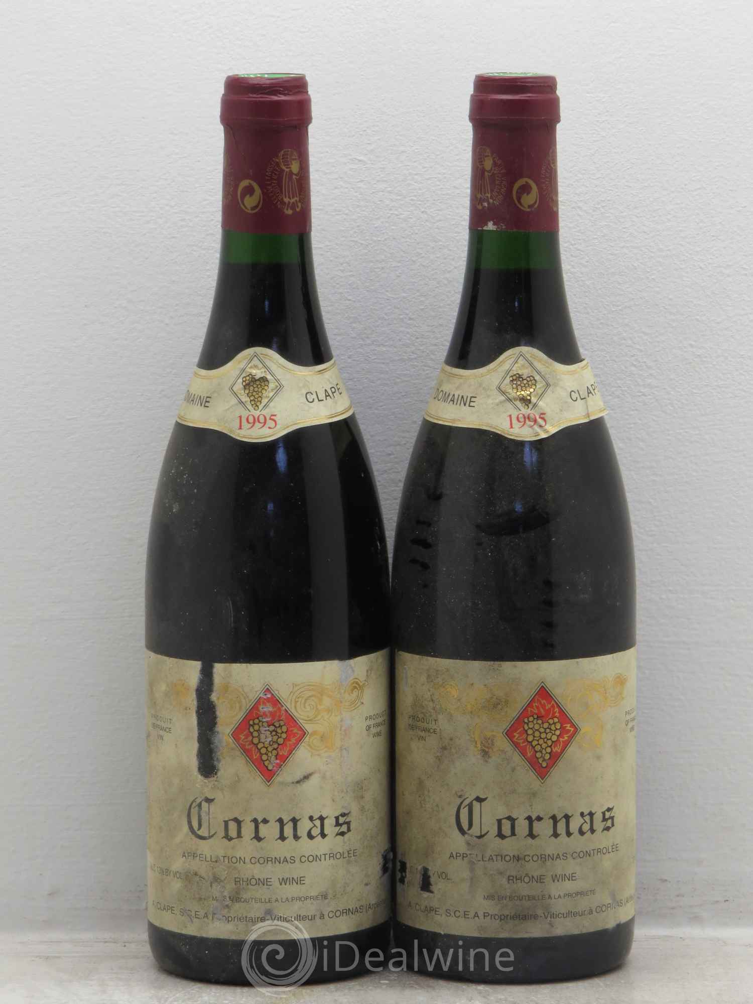 Cornas Auguste Clape 1995 - Lot de 2 bouteilles - 0