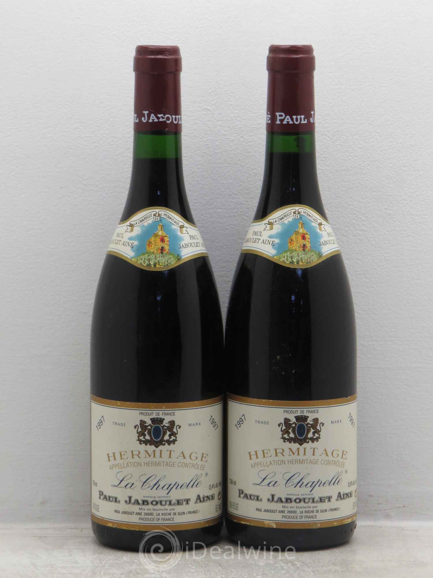 Hermitage La Chapelle Paul Jaboulet Ainé 1997 - Lot de 2 bouteilles - 0
