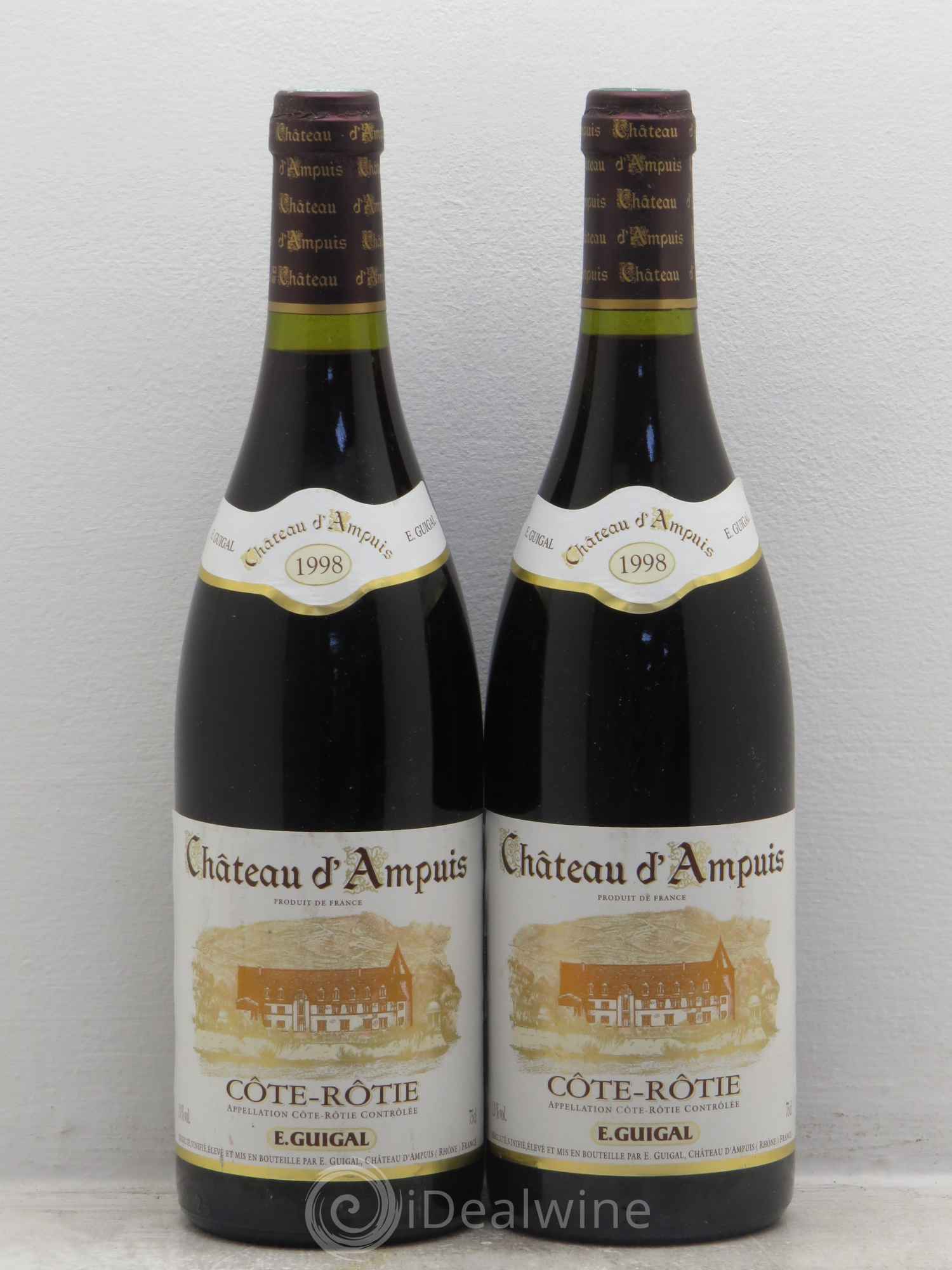 Côte-Rôtie Château d'Ampuis Guigal 1998 - Lot de 2 bouteilles - 0