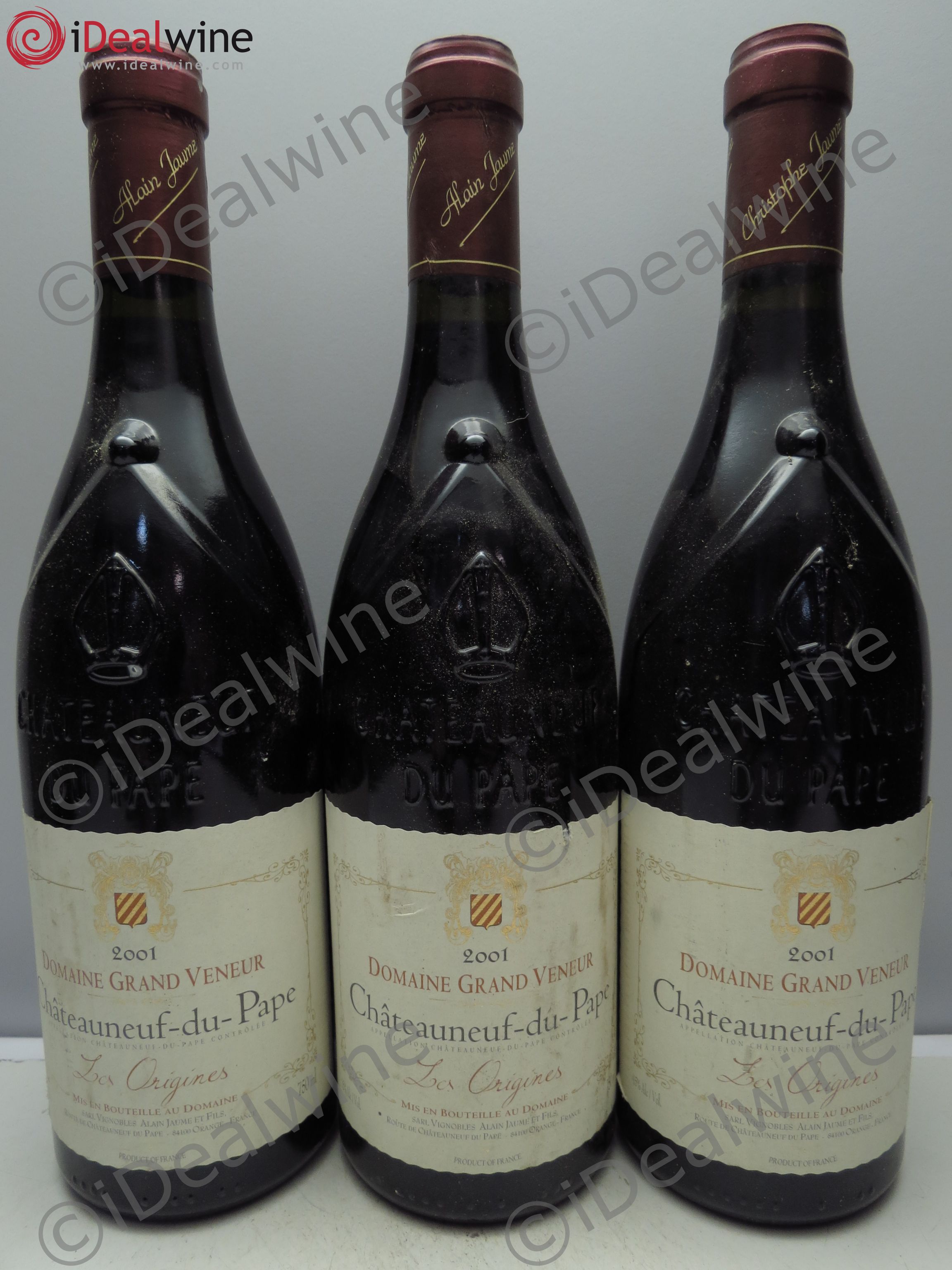 Châteauneuf-du-Pape Cuvée Origine 2001 - Lot de 3 bouteilles - 0