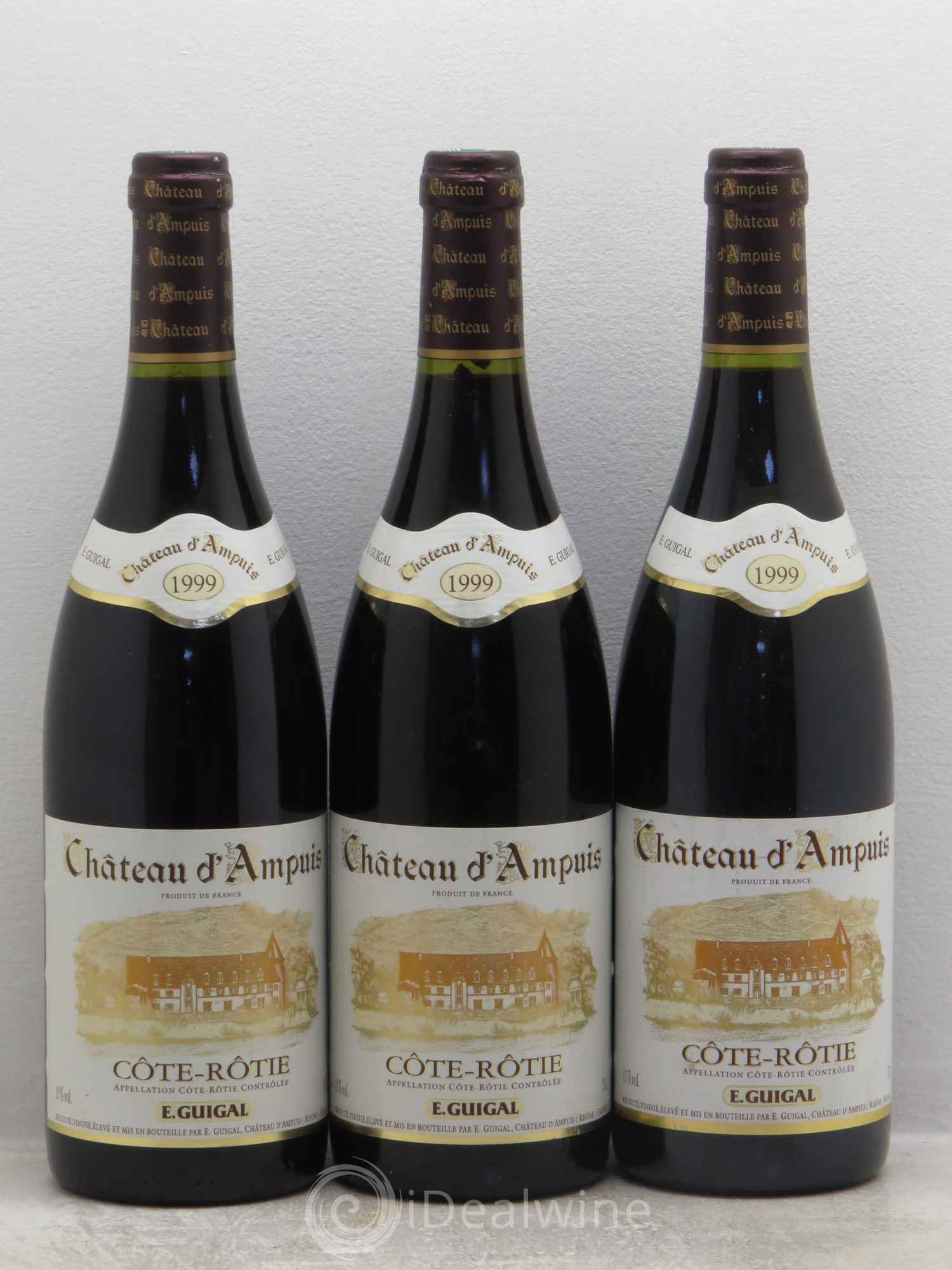 Côte-Rôtie Château d'Ampuis Guigal 1999 - Lot de 3 bouteilles - 0