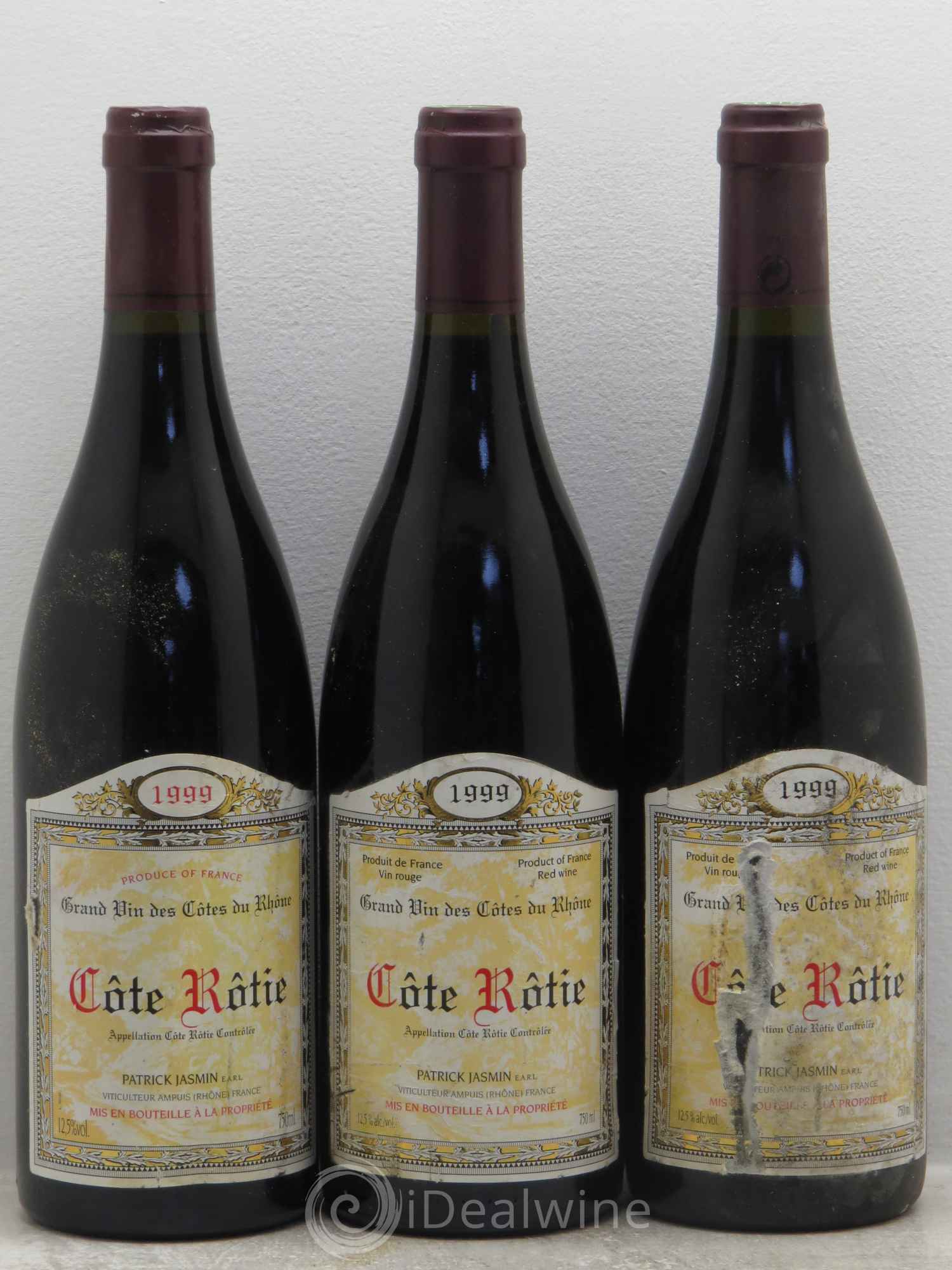 Côte-Rôtie Jasmin (Domaine) 1999 - Lot de 3 bouteilles - 0